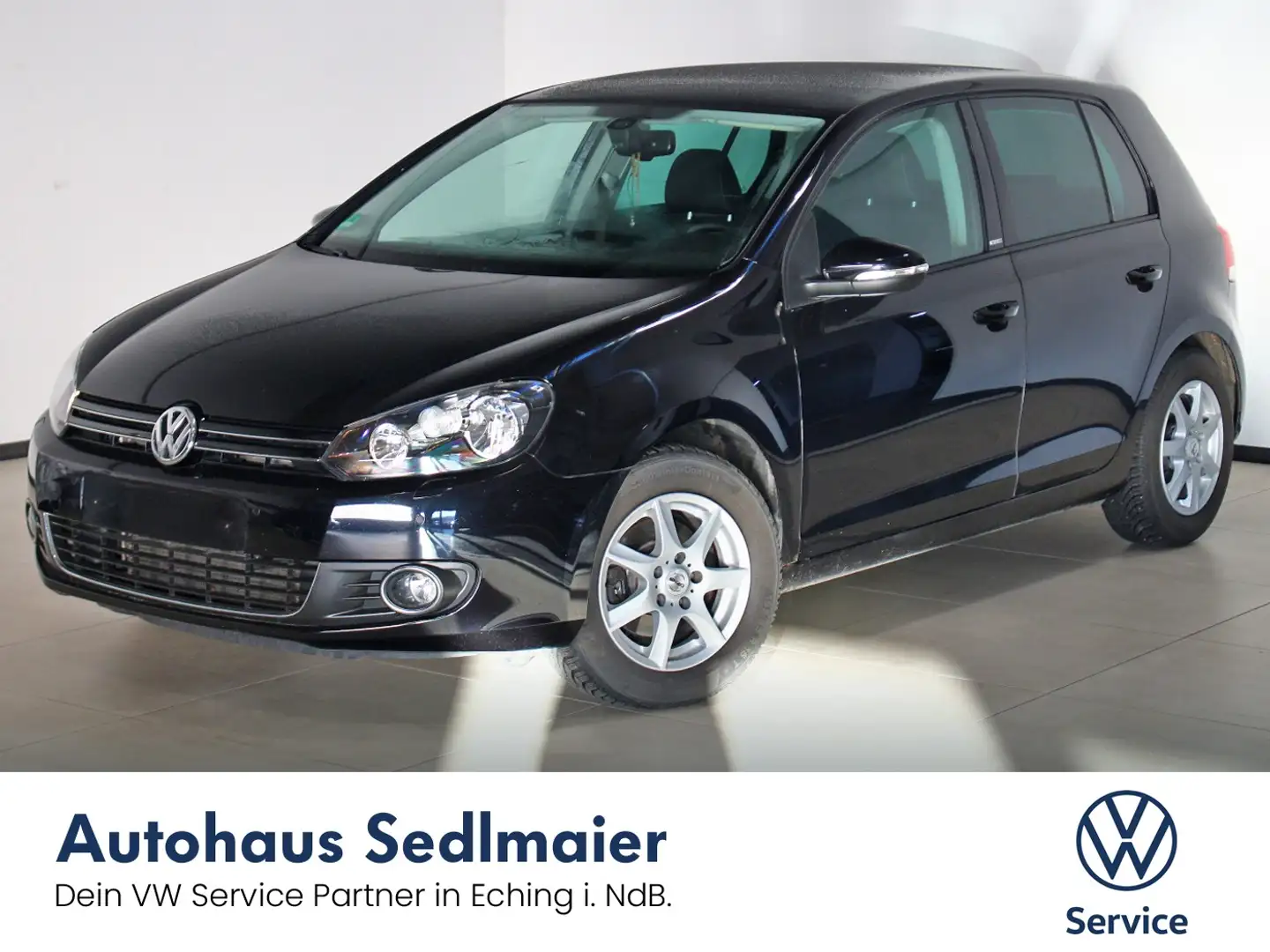 Volkswagen Golf VI 1.2 TSI Style PDCv+h|AHK|SHZ|Tempomat Schwarz - 1
