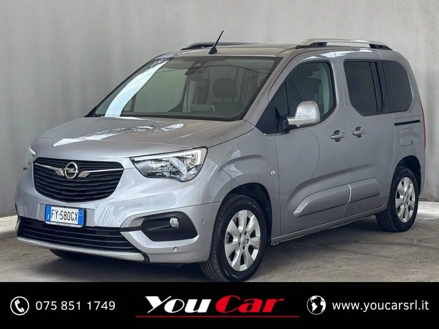 Opel Combo Life N1 1.5d 130cv advance s&s L1H1 eat8 autocarro Stříbrná - 1