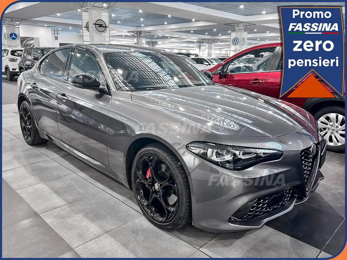 Alfa Romeo Giulia 2.0 Turbo 280 CV AT8 AWD Q4 Veloce Gris - 1