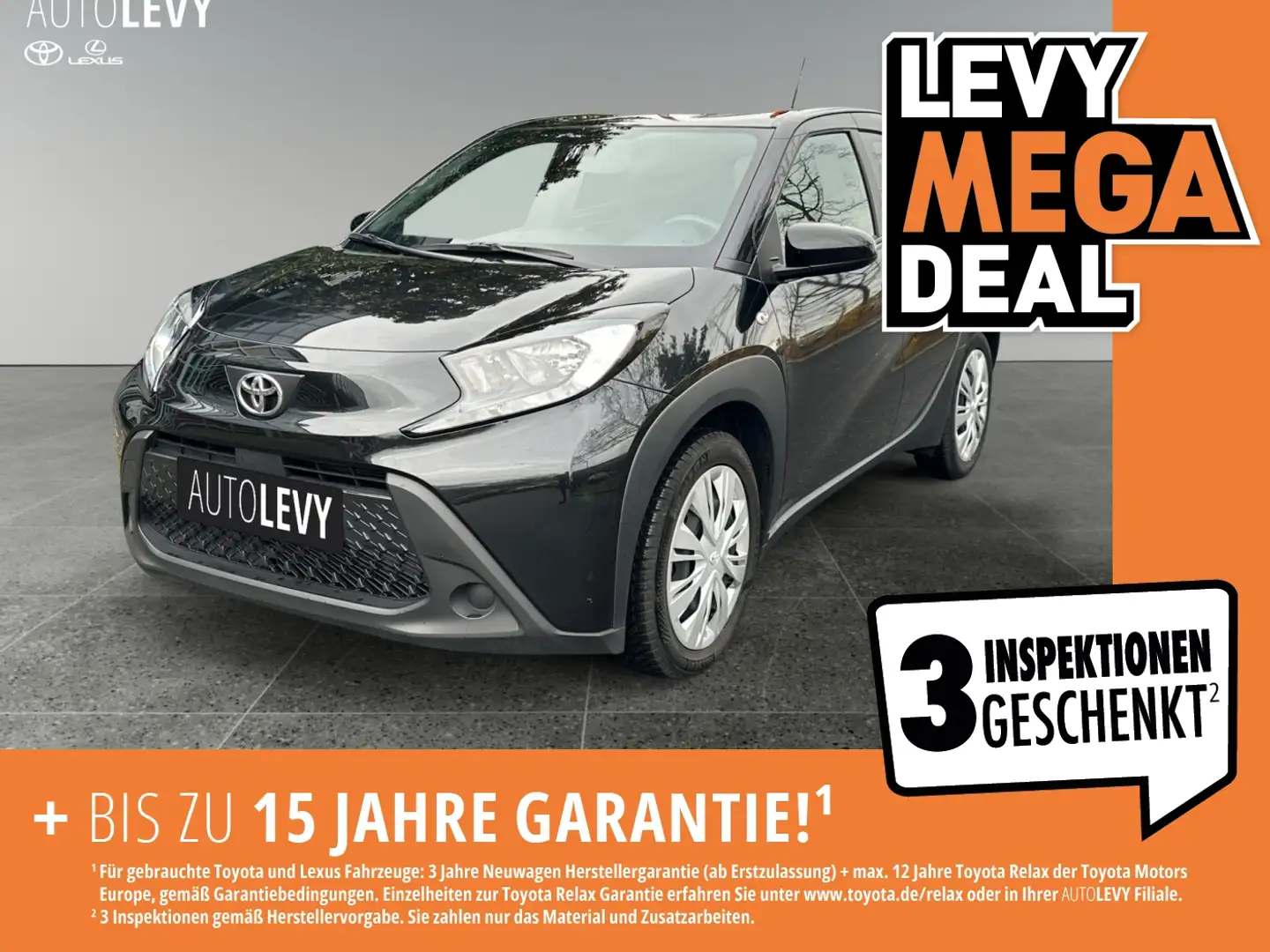 Toyota Aygo X 1.0 Business *CARPLAY*AA*KAMERA* Schwarz - 1