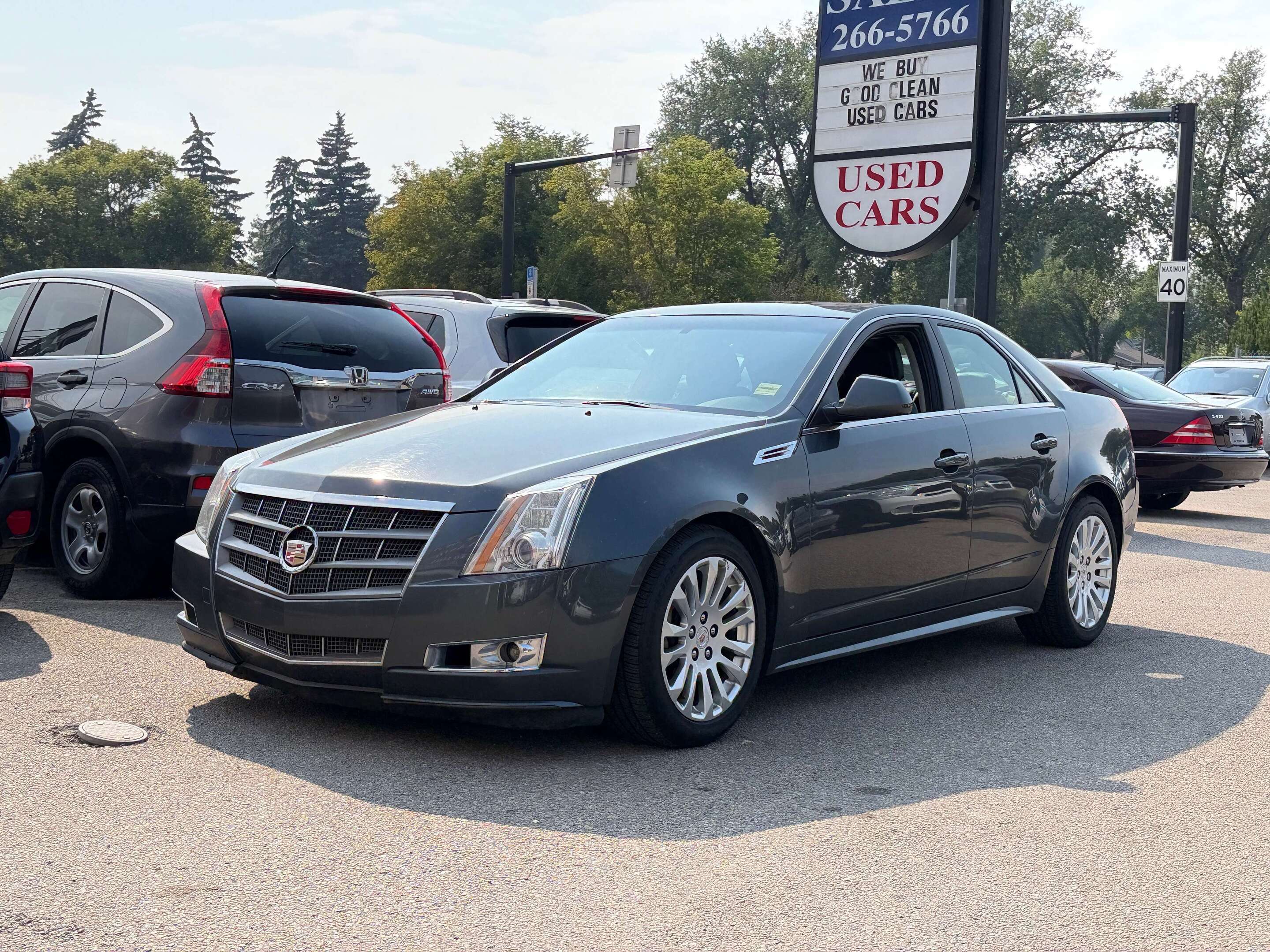 Gray 2010 Cadillac CTS Sedan Automatic
