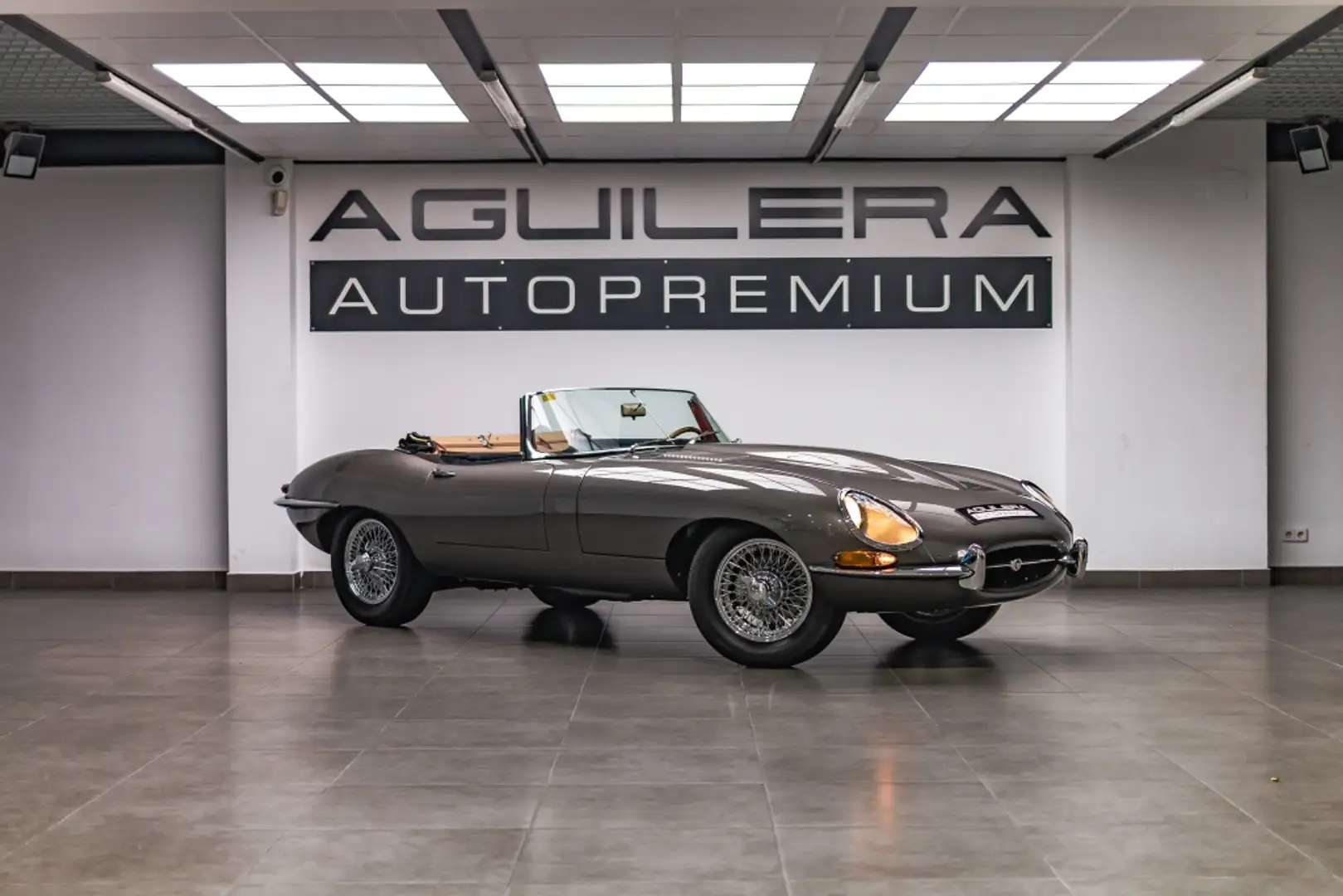 Jaguar E-Type 3.8 S1 Roadster Gris - 1