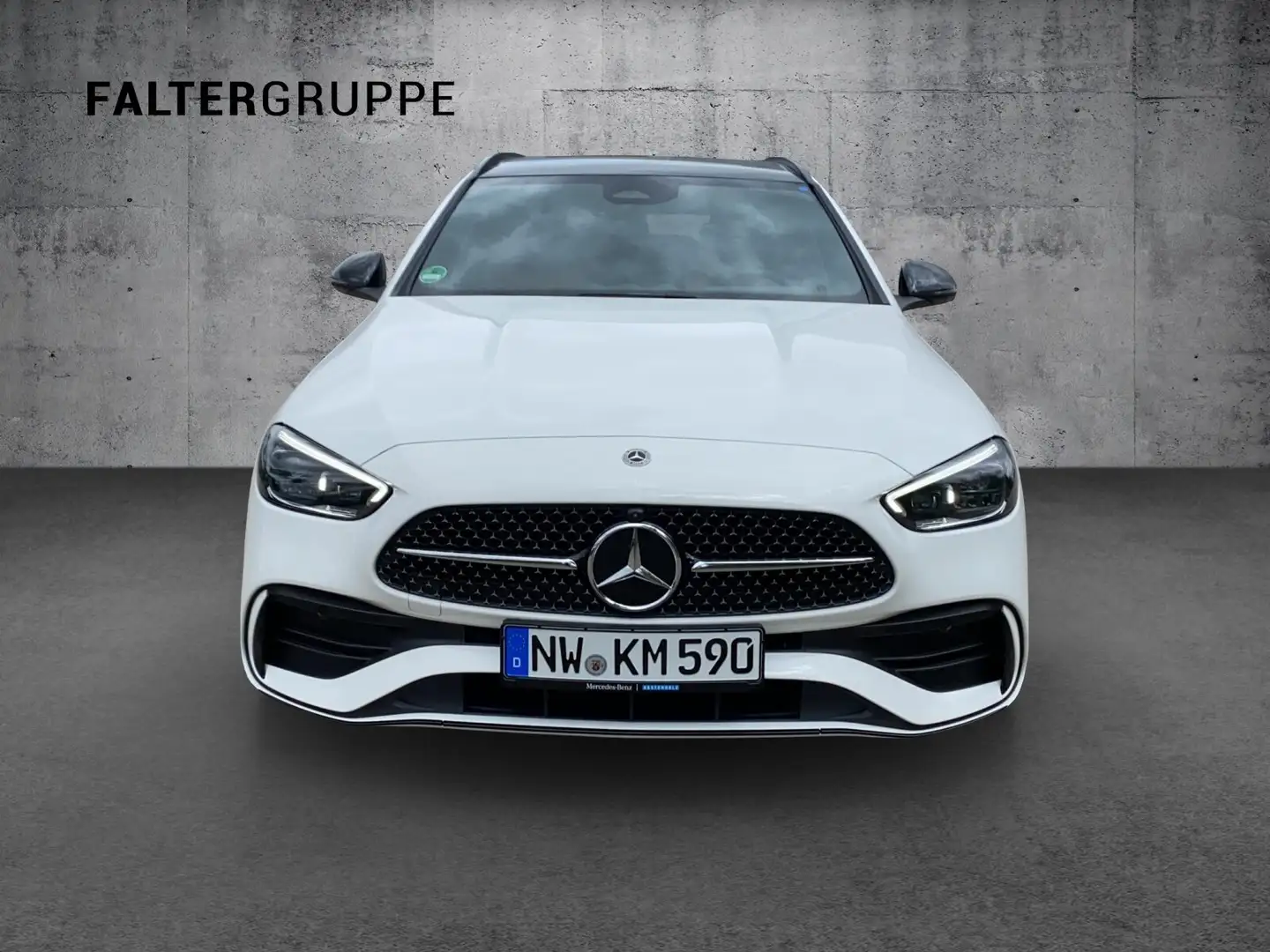 Mercedes-Benz C 200 C 200 T AMG+NIGHT+360°+DISTRO+PANO+AHK+EDW+SOUND Blanc - 2