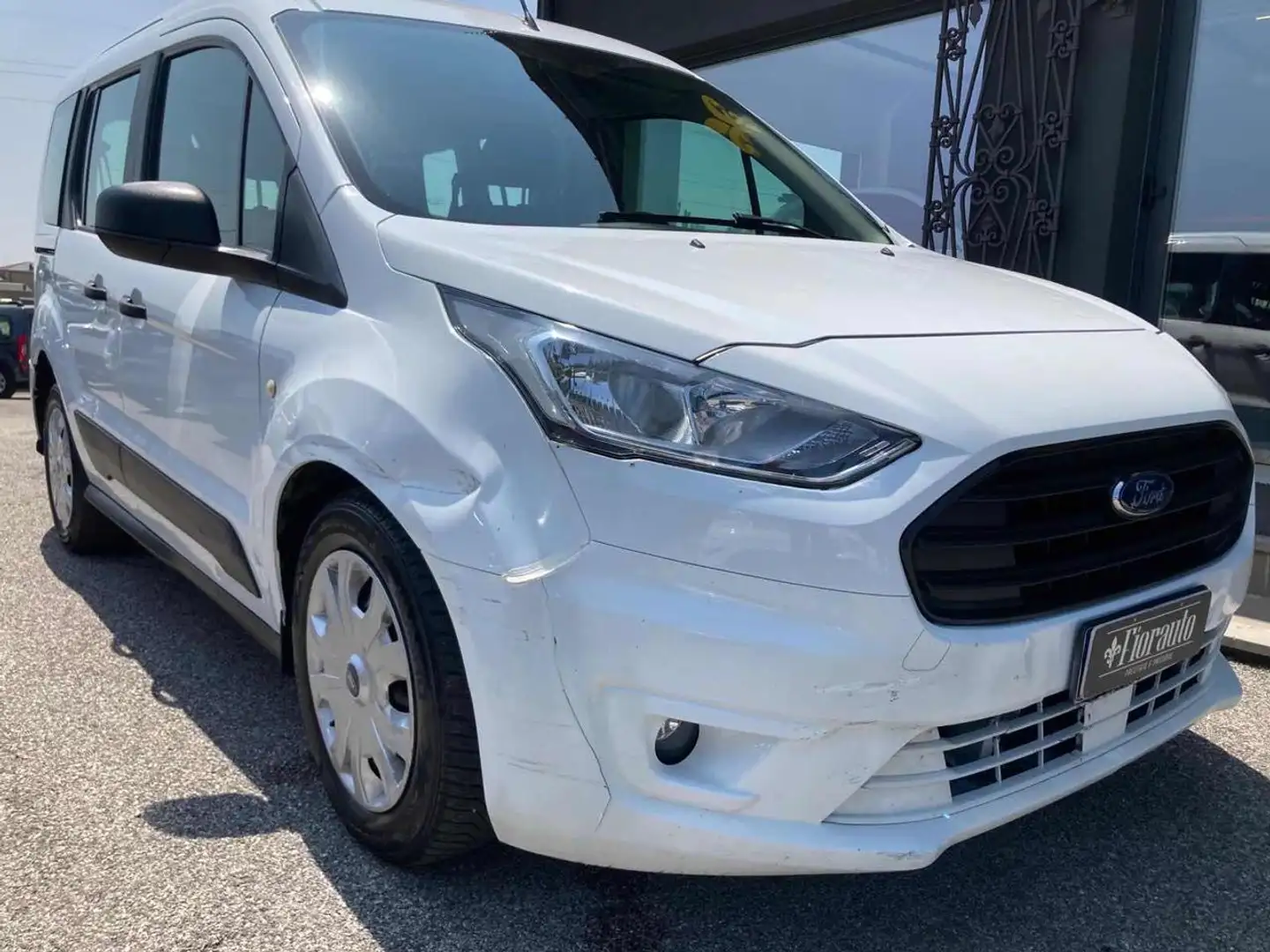 Ford Transit Connect van 1.5 TDCi 100CV PC-DC 5posti Trend Blanc - 2