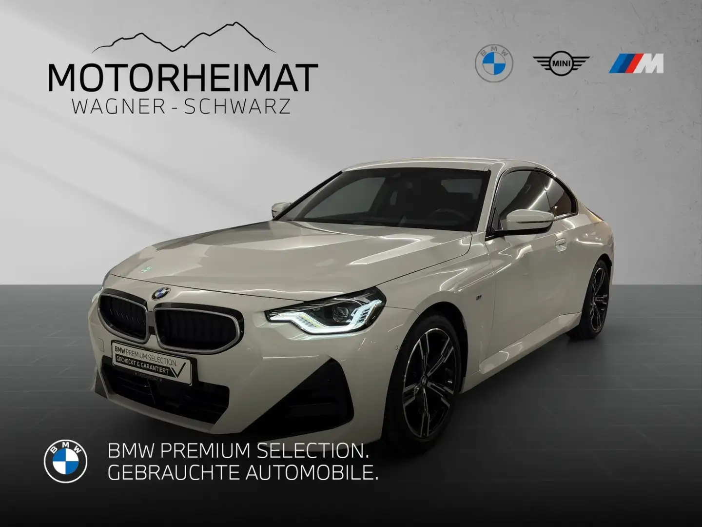 BMW 218 i Coupé M Sport Facelfit RFK AHK Weiß - 1