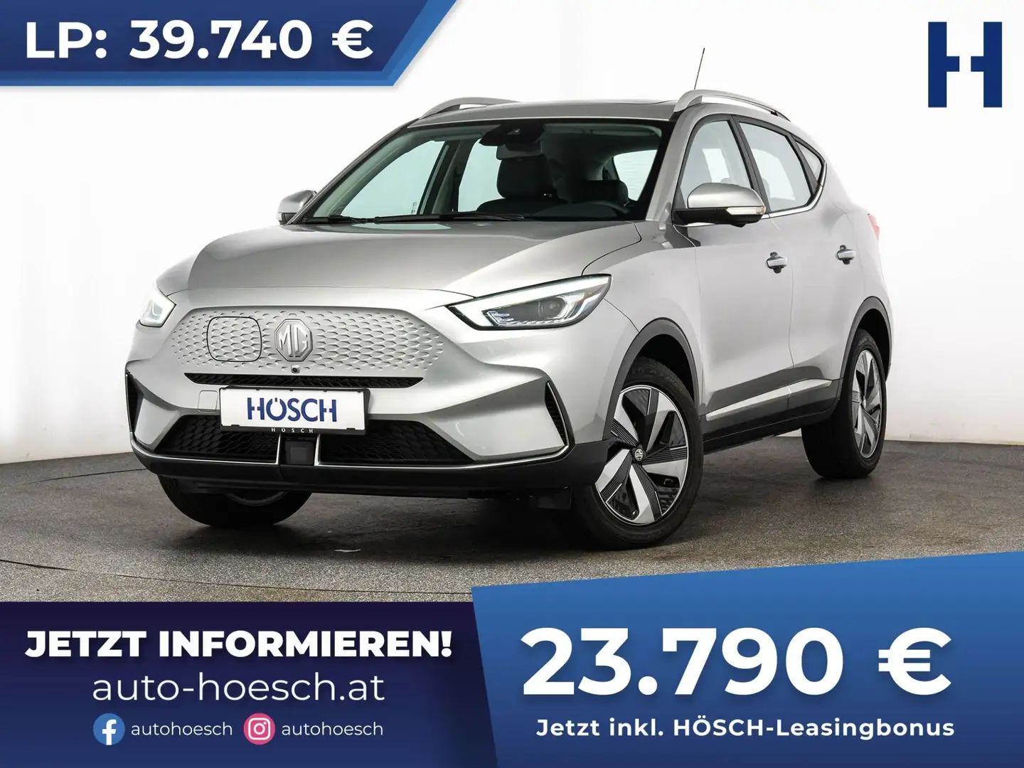 MG ZS EV Luxury 51 kWh NEUWAGEN MEGADEAL -40% Argent - 1