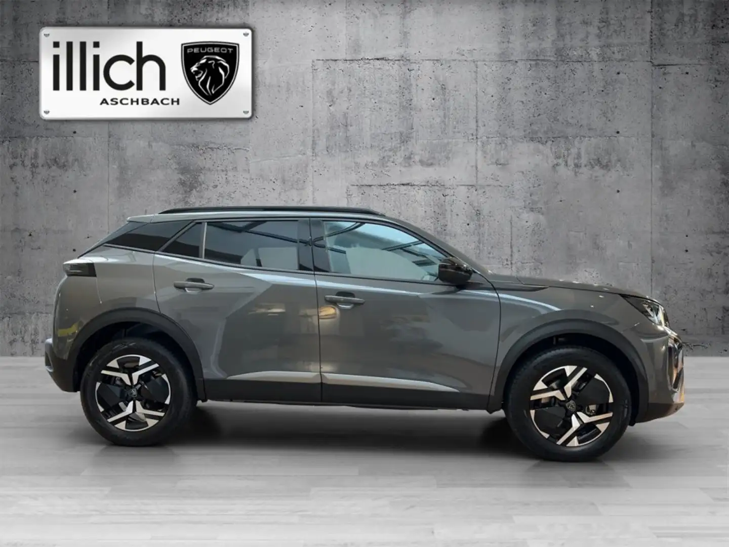Peugeot 2008 ALLURE Hybrid 136 e-DCS6 Grau - 2