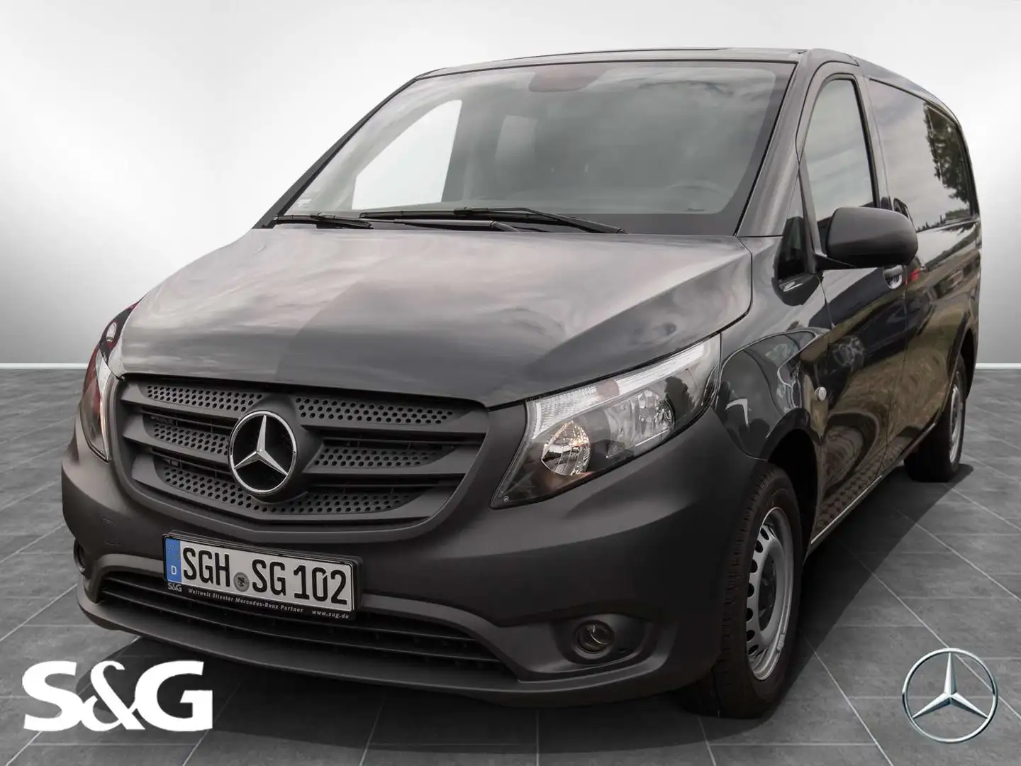 Mercedes-Benz Vito 116 Mixto RüKam+DAB+Sitzh+Regens+AHK+Tempom Negru - 1