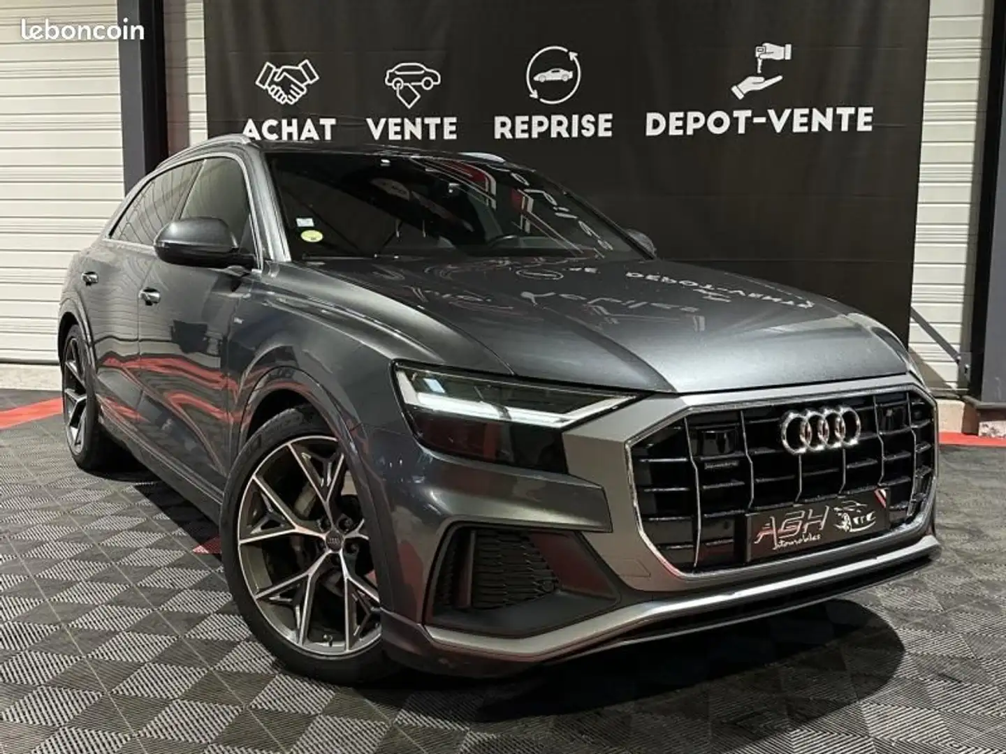 Audi Q8 50 TDI 286ch S line quattro tiptronic 8 17cv Gris - 2