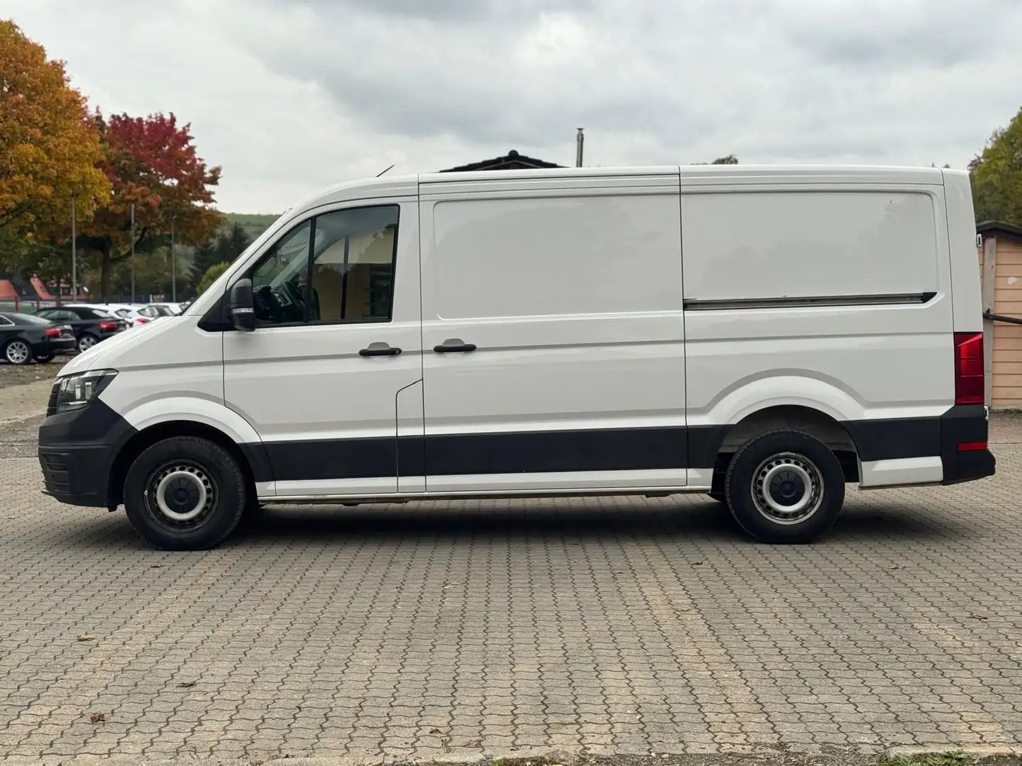 Volkswagen Crafter 2.0 TDI Lang * 1 HAND *2xSchiebetür *PDC Weiß - 2