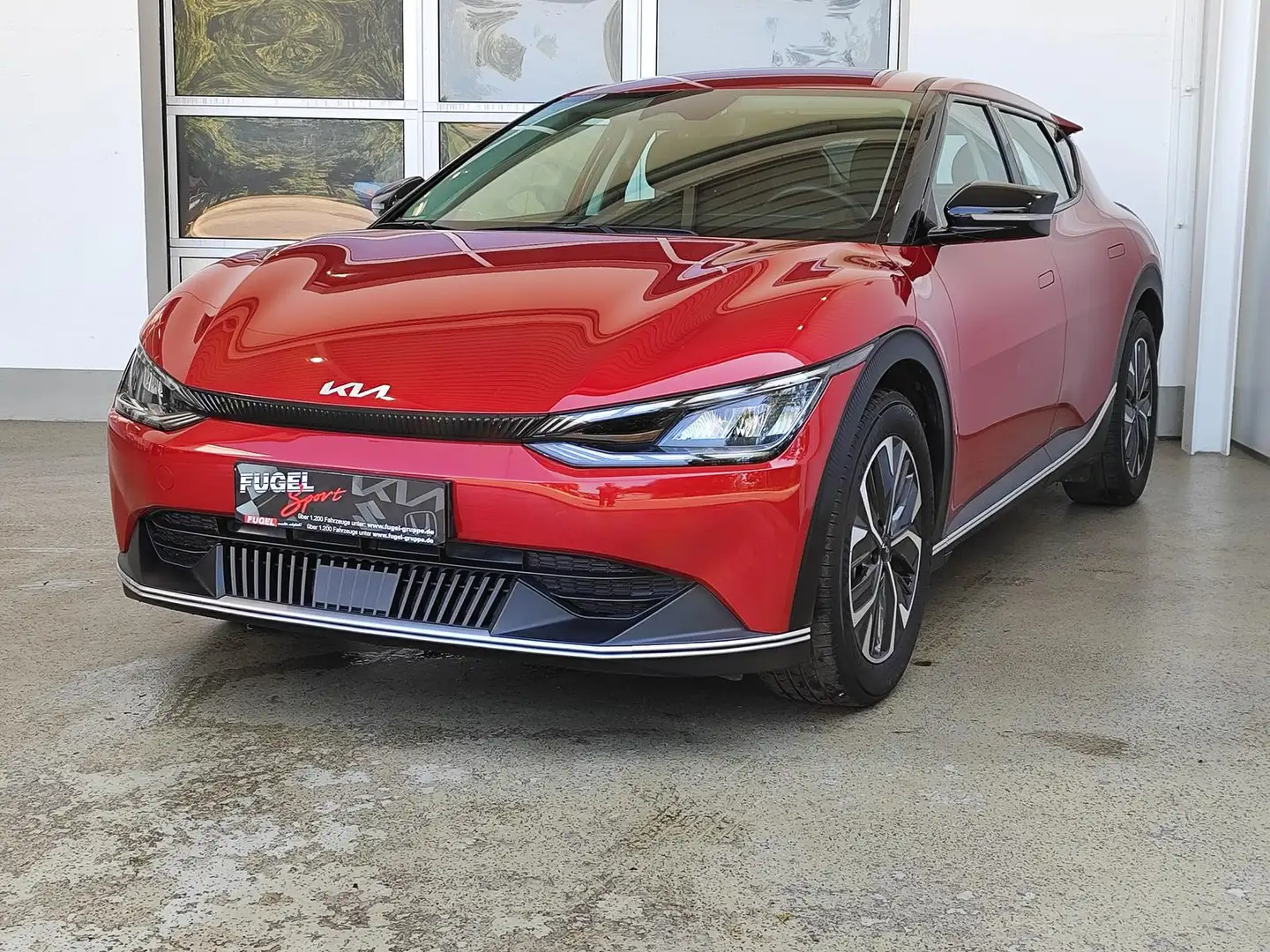 Kia EV6 2WD LED|Navi|ACC|RFK Piros - 2