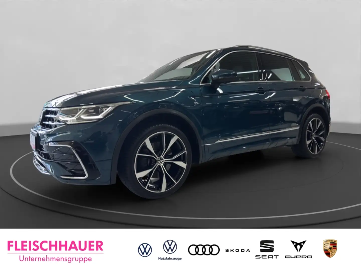 Volkswagen Tiguan R-Line 1,4 l eHybrid MATRIX+360+HUD+ACC+NAVI+AHK+S Blau - 1