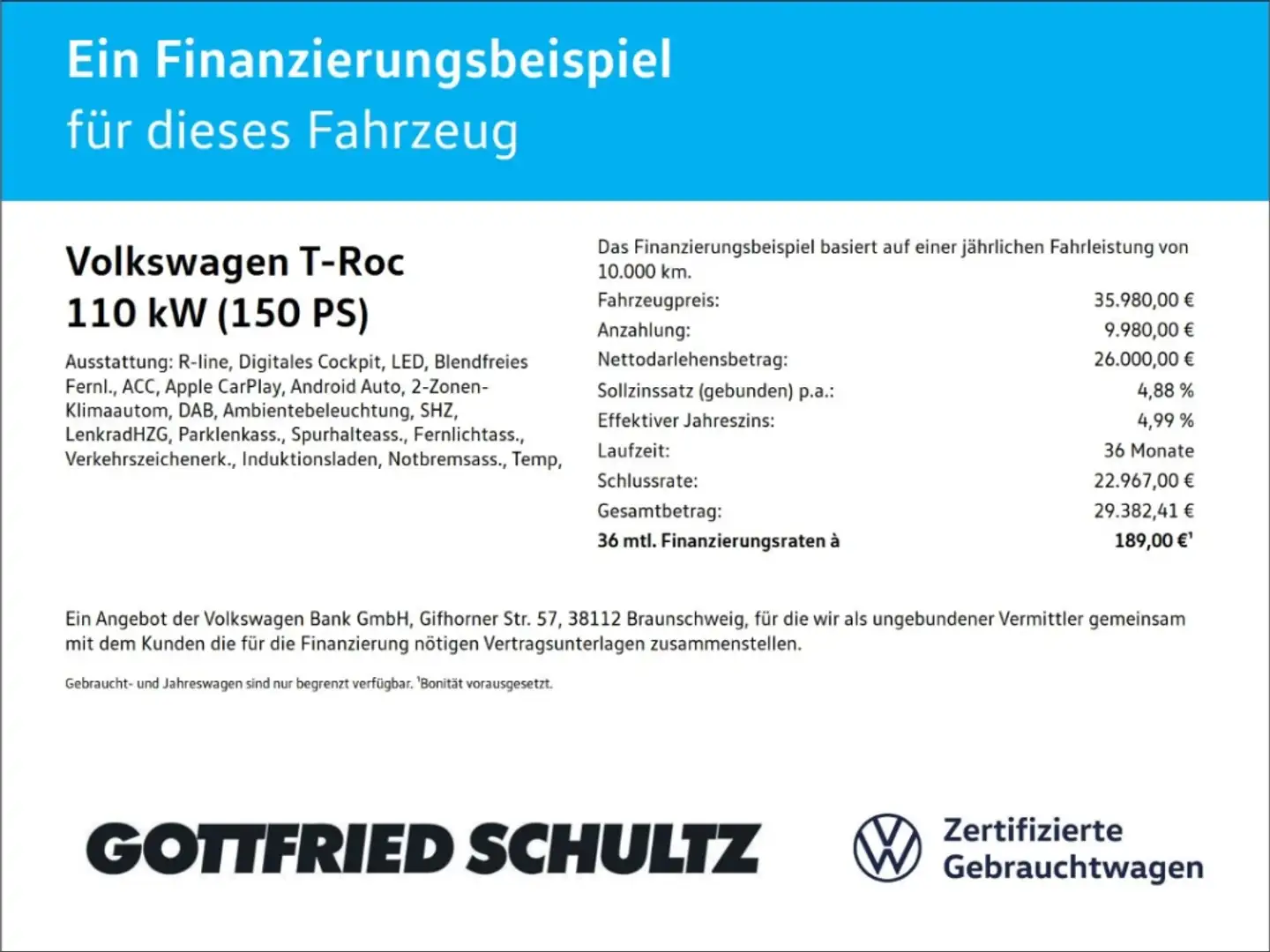 Volkswagen T-Roc Cabriolet 1.5 TSI DSG LED SHZ EPH R-Line ALLSEASON Schwarz - 2