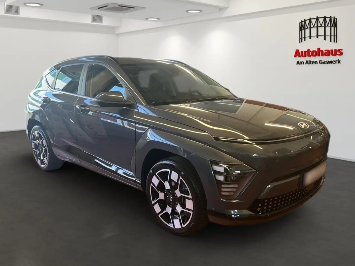 Hyundai KONA PRIME 360-GRAD-KAM+BOSE-SOUND+NAVI+LEDER+SITZHZG Gris - 2
