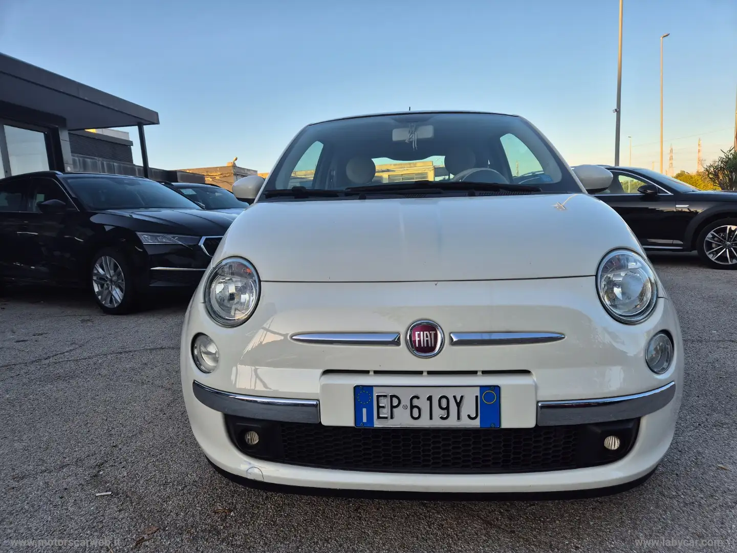 Fiat 500 1.2 Lounge Blanc - 2