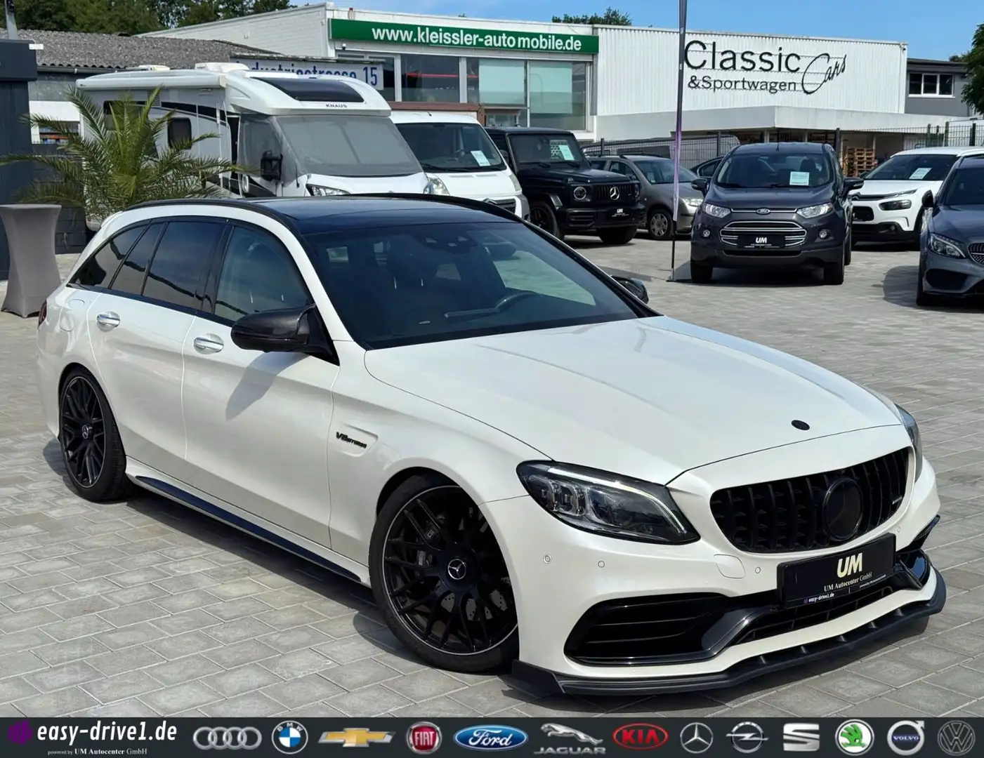 Mercedes-Benz C 63 AMG C 63 T AMG/BURMESTER/PANO/NIGHT/4x HIGH-END/CARB White - 1