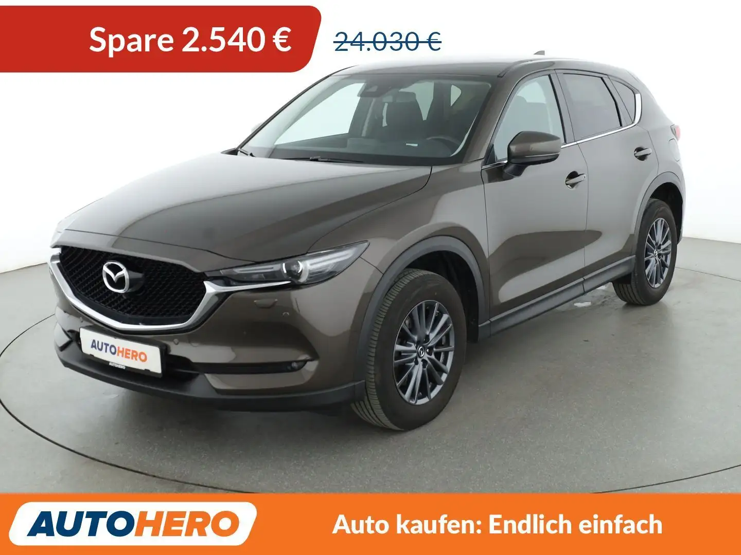 Mazda CX-5 2.2 Turbodiesel Exclusive-Line AWD Aut.*NAVI*360°* Braun - 1