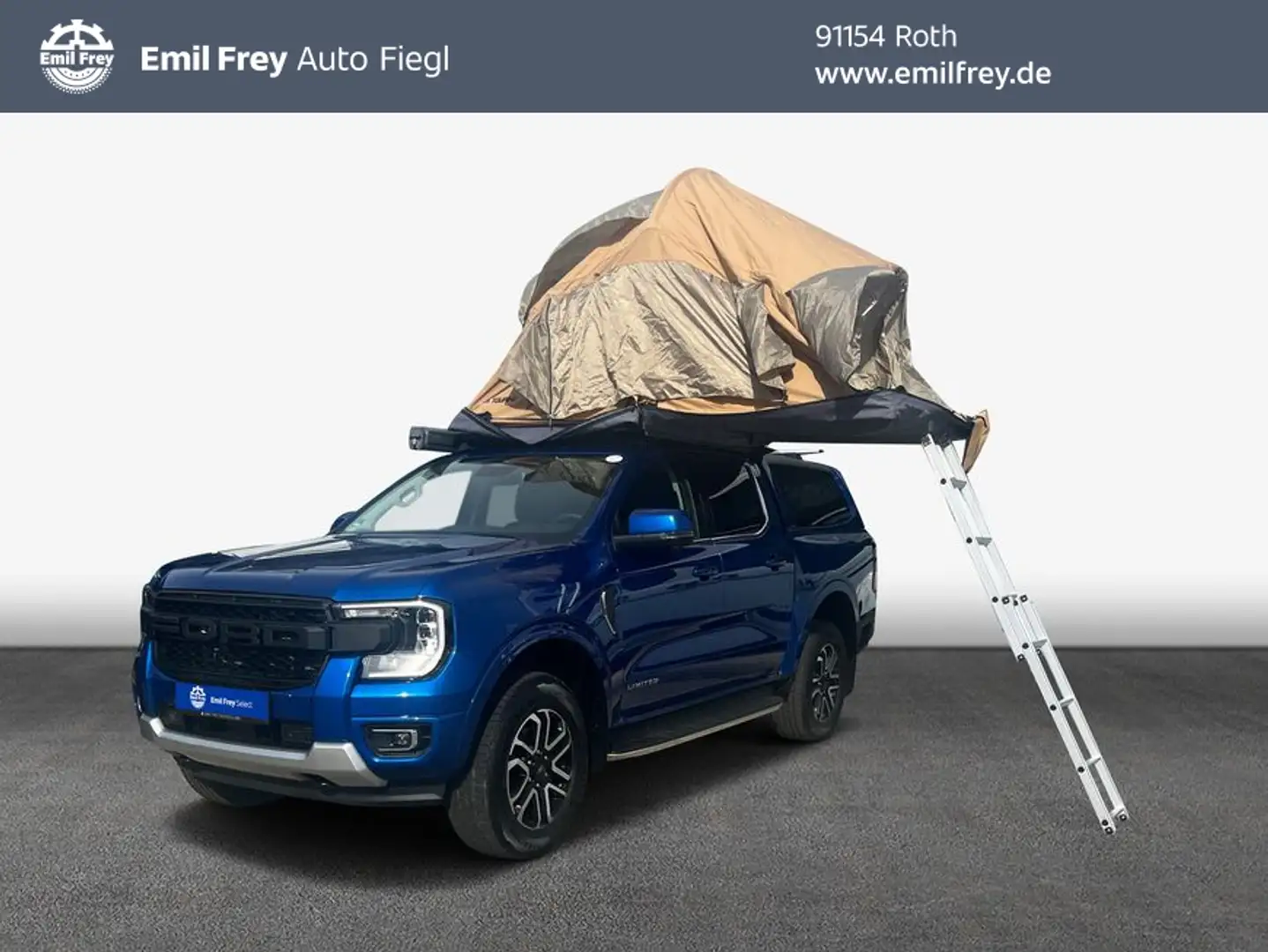 Ford Ranger Doppelkabine Limited *CAMPER* Bleu - 1