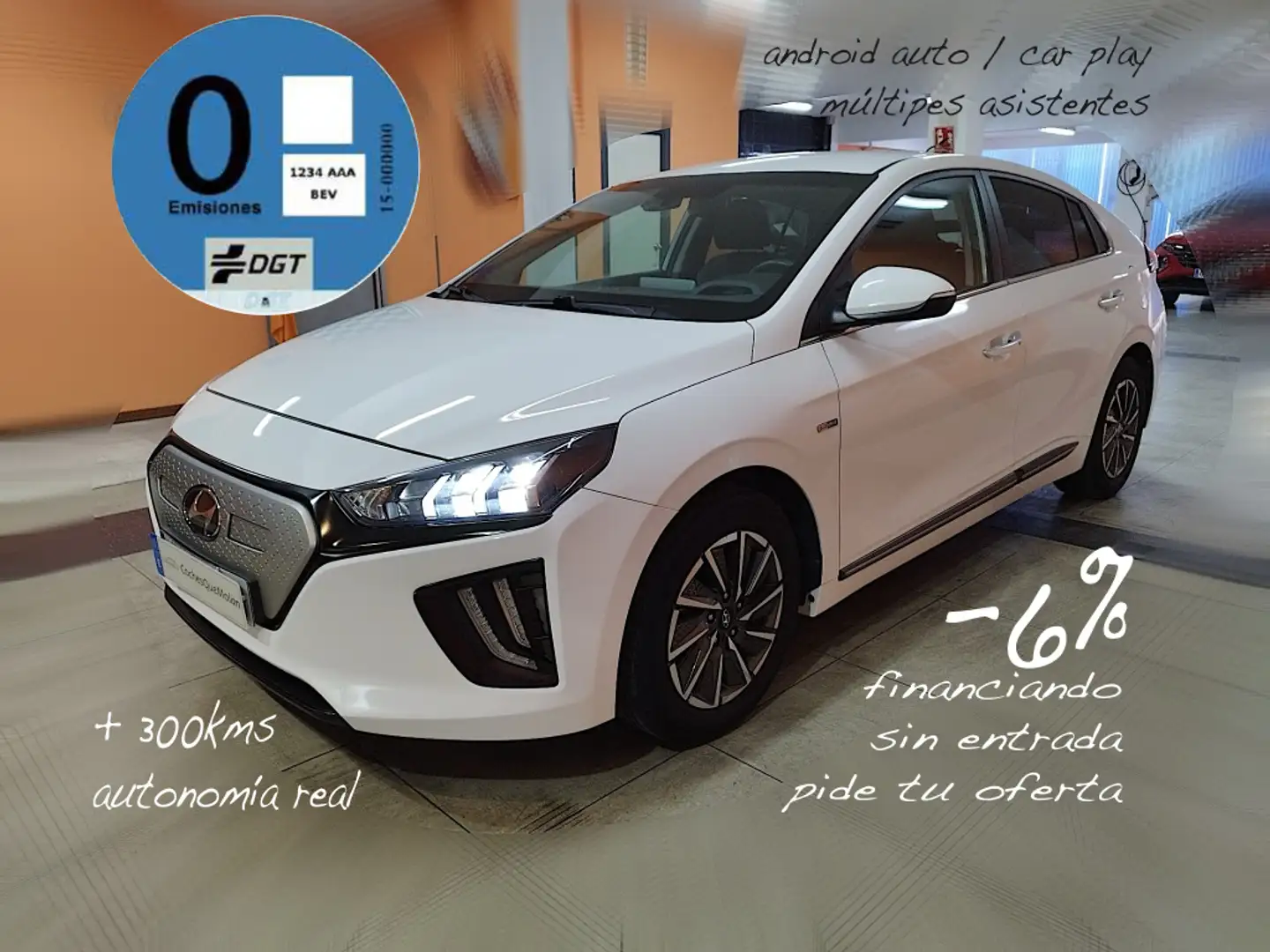 Hyundai IONIQ EV 100kW Tecno Blanco - 1