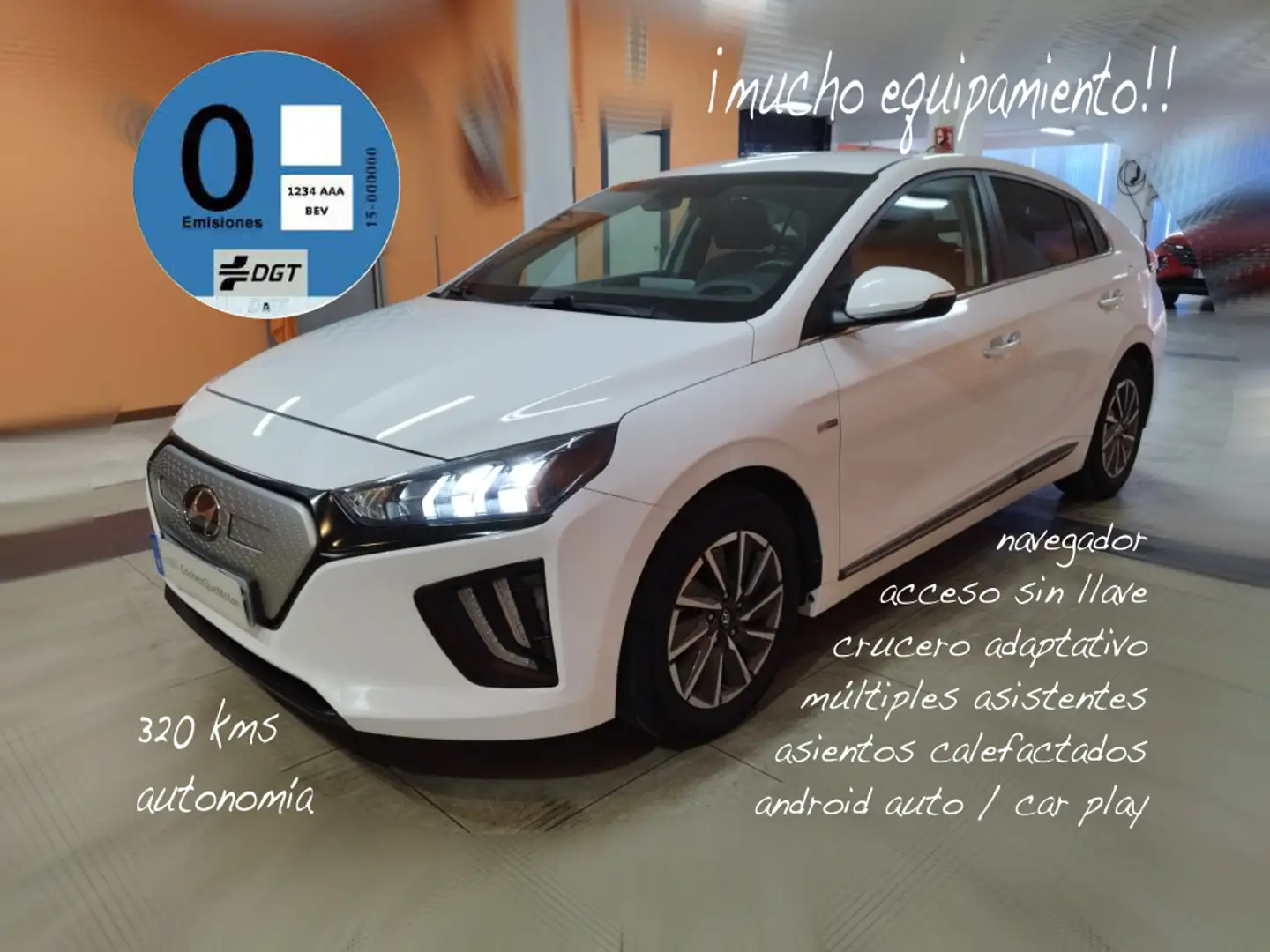 Hyundai IONIQ EV 100kW Tecno Blanc - 1