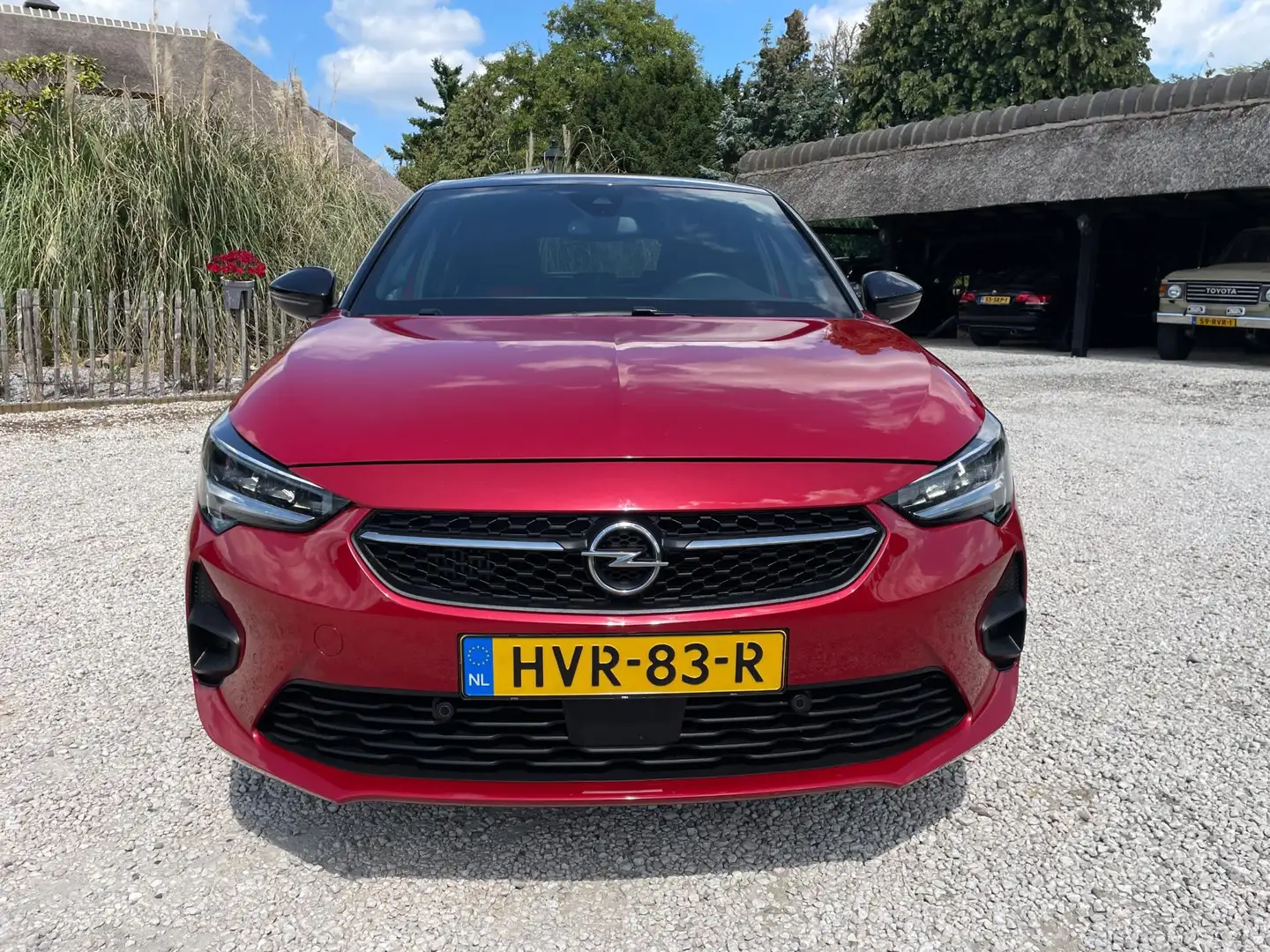 Opel Corsa 1.2 GS-Line 101pk Apple Carplay, Stoelverw. 1e eig Rood - 2