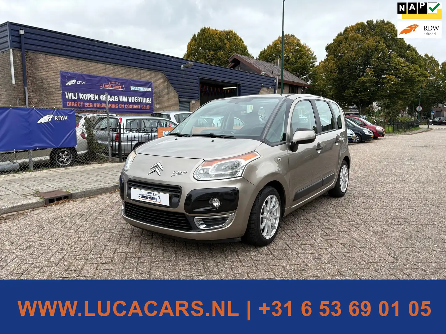 Citroen C3 Picasso 1.4 VTi Aura NIEUWE APK! Beige - 1