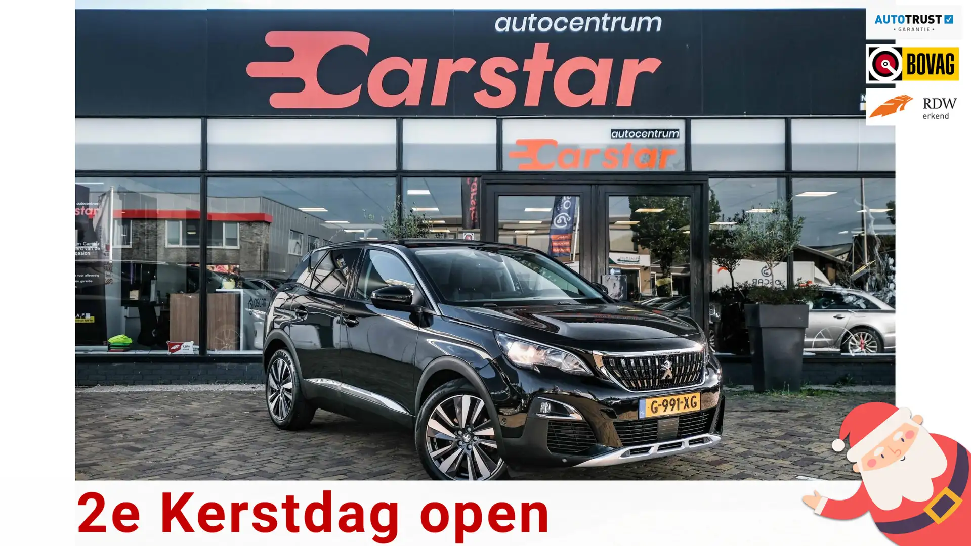 Peugeot 3008 1.2 PureTech Blue Lease Premium|Navi|Cruise|Camera Schwarz - 1