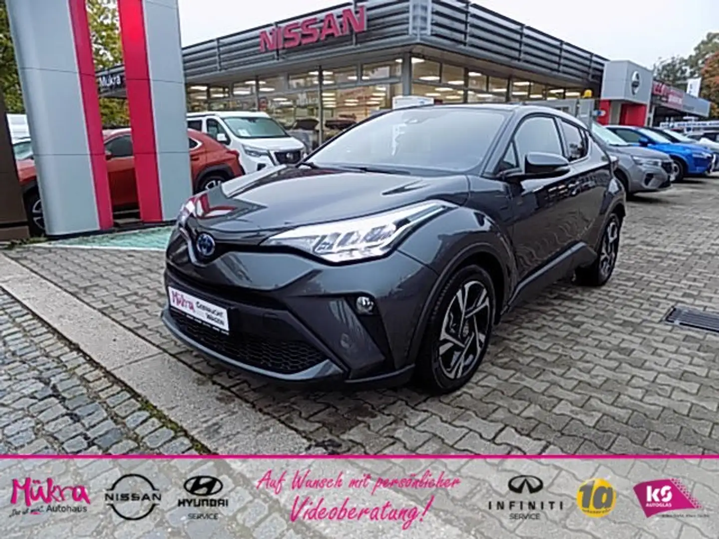Toyota C-HR Hybrid 2.0 Team D Klima Navi Rückfahrkamera Gris - 1