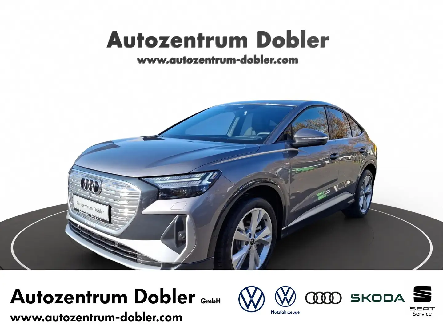 Audi Q4 e-tron Q4 Sportback S-line 55  AHK,ACC,Pano,Matrix,HuD Grau - 1