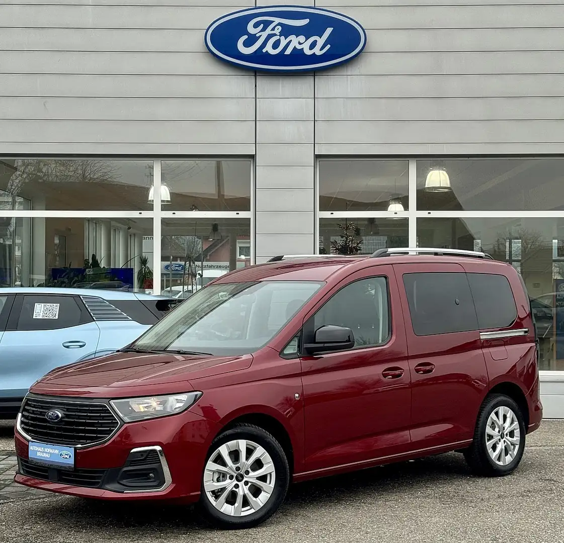 Ford Tourneo Connect 2,0 EcoBlue L1 Titanium Aut. Rot - 1