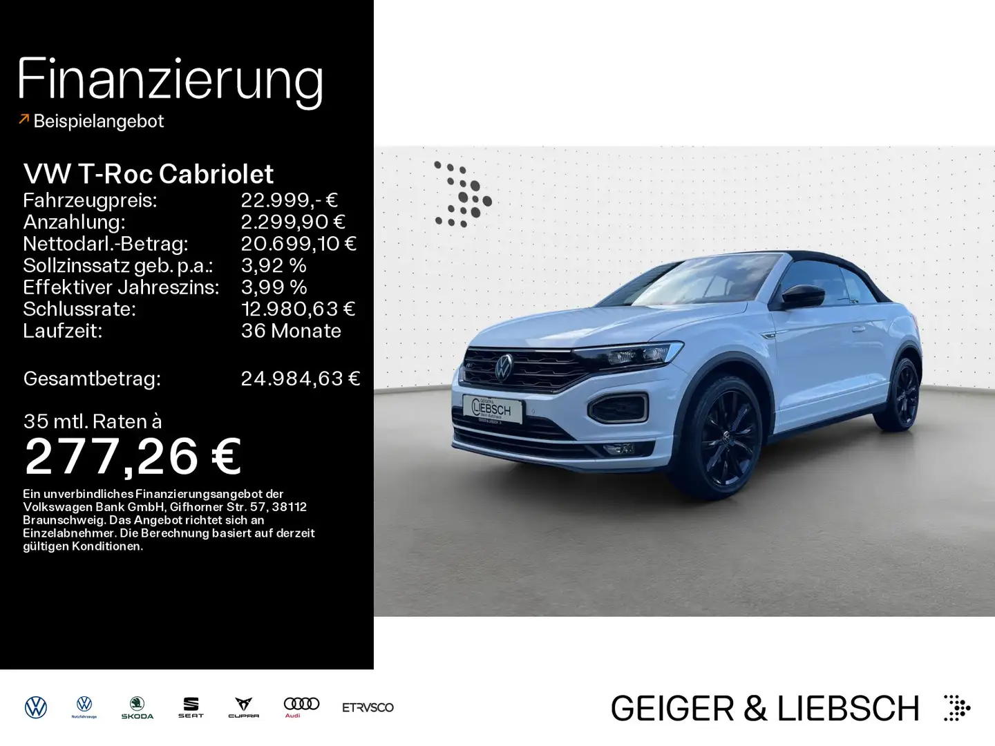 Volkswagen T-Roc 1.5 TSI DSG R-LINE*BLACK-STYLE*L Blanc - 1