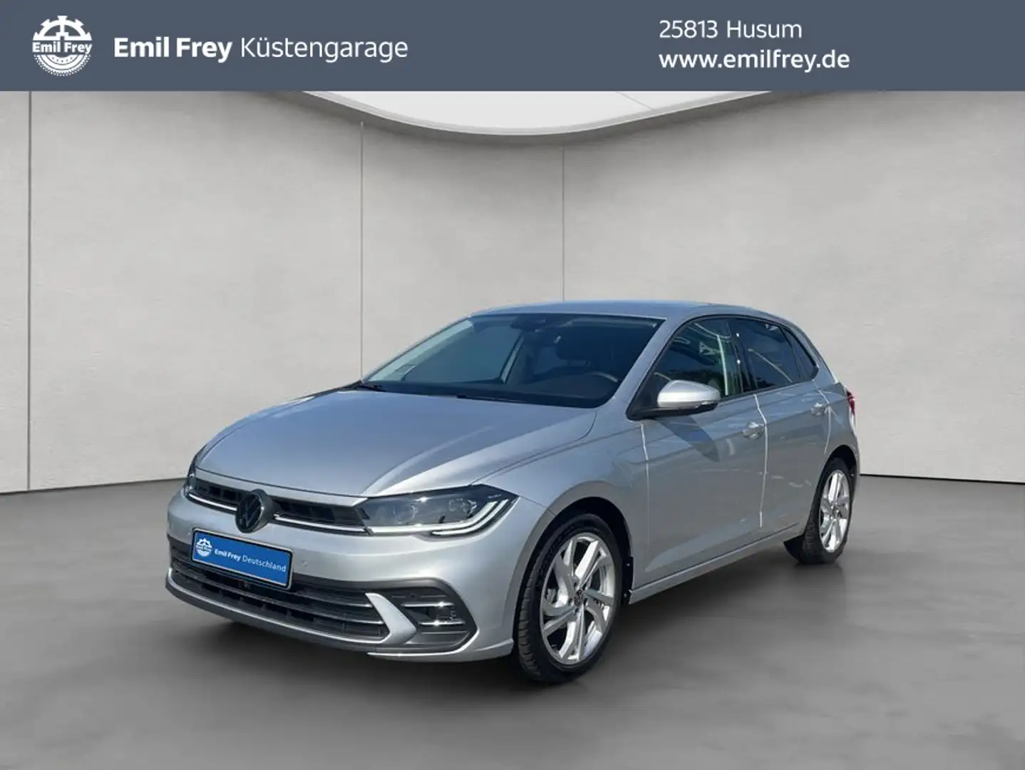 Volkswagen Polo Style 1.0 TSI NAVI,SHZ,ACC,IQ-LIGHT Silber - 1