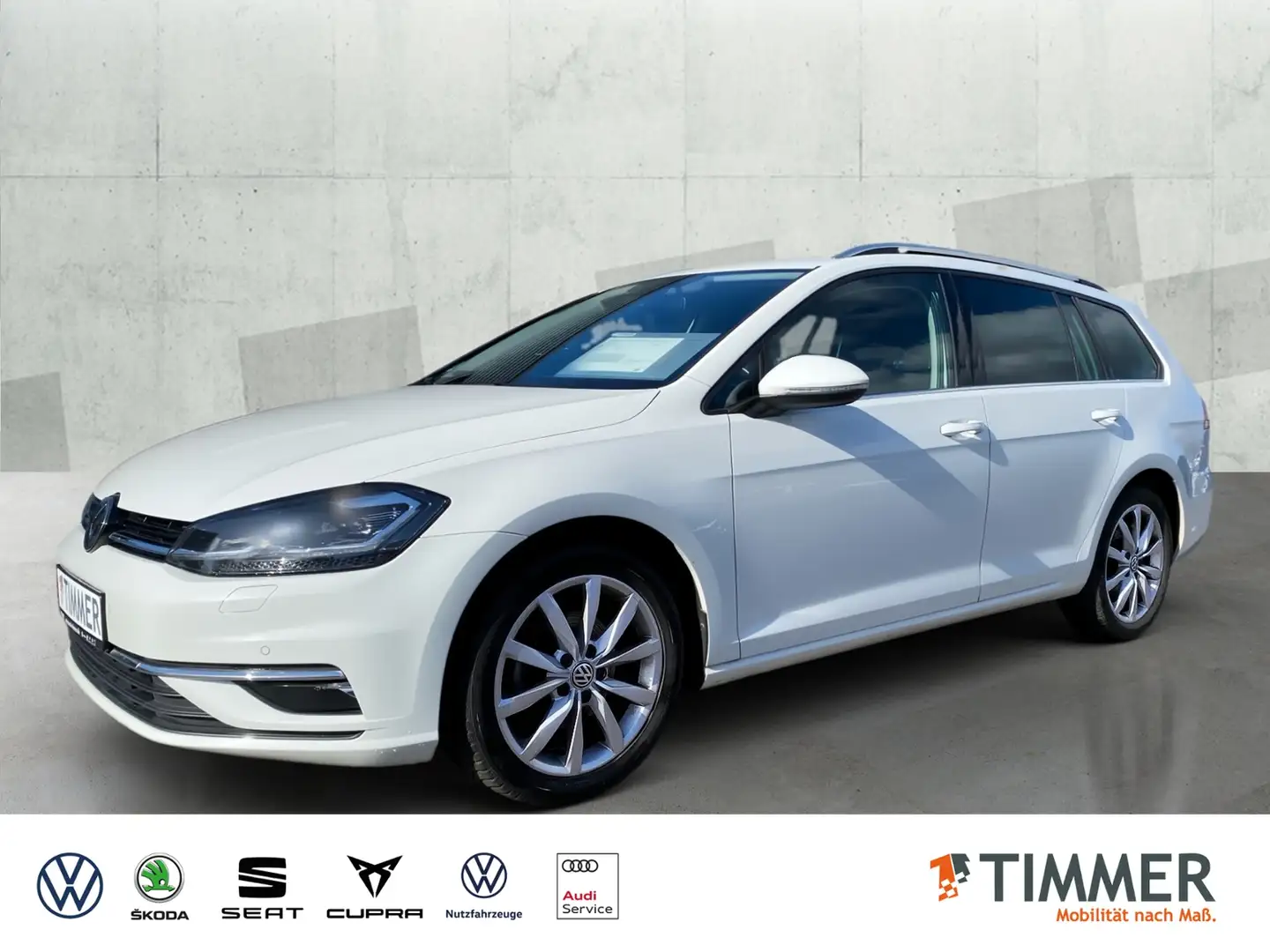 Volkswagen Golf Variant VII Variant 1.5 TSI DSG HIGHLINE *APP*LED *ACC *N Blanco - 1