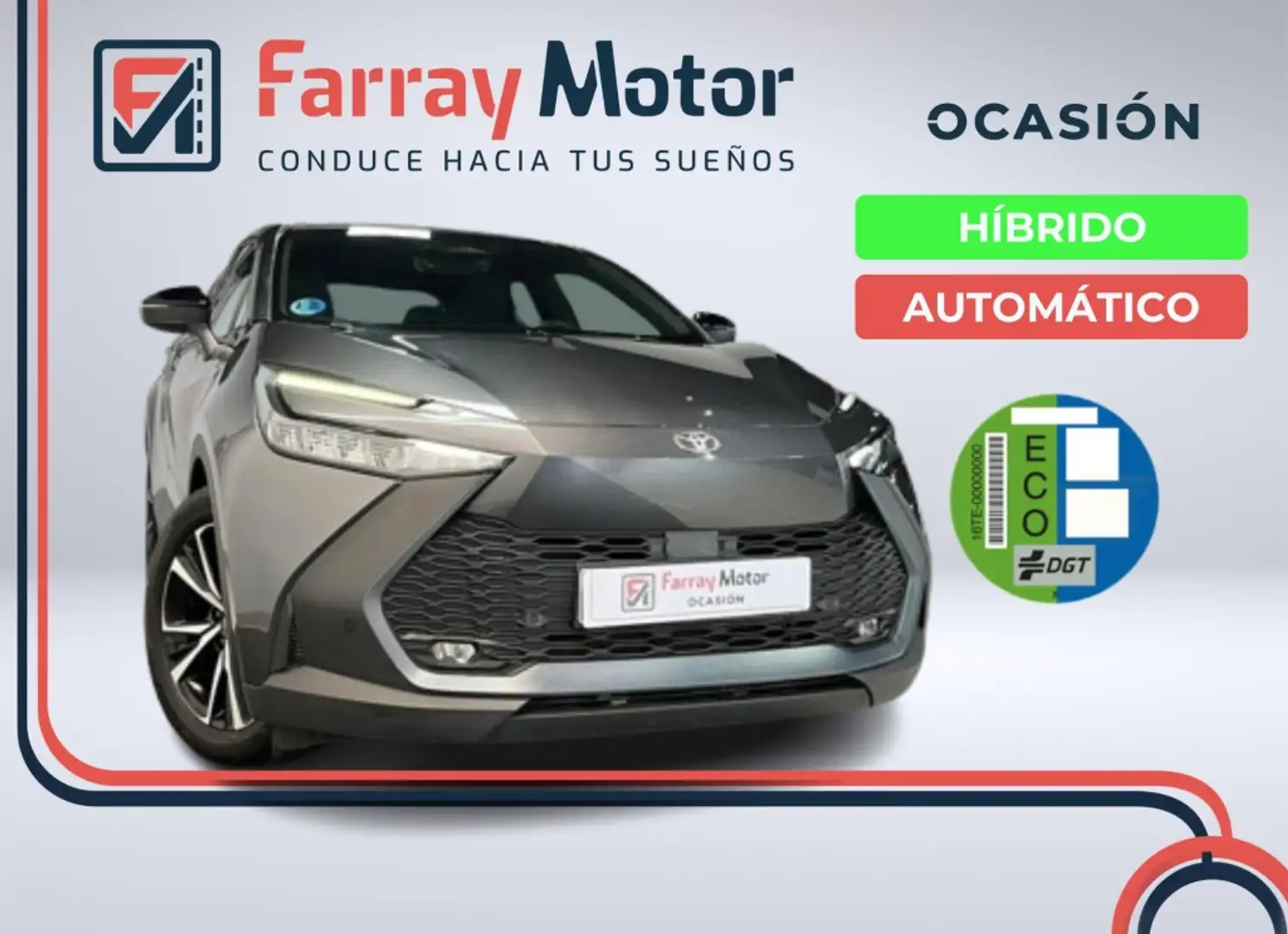 Toyota C-HR 140H Advance Gris - 1