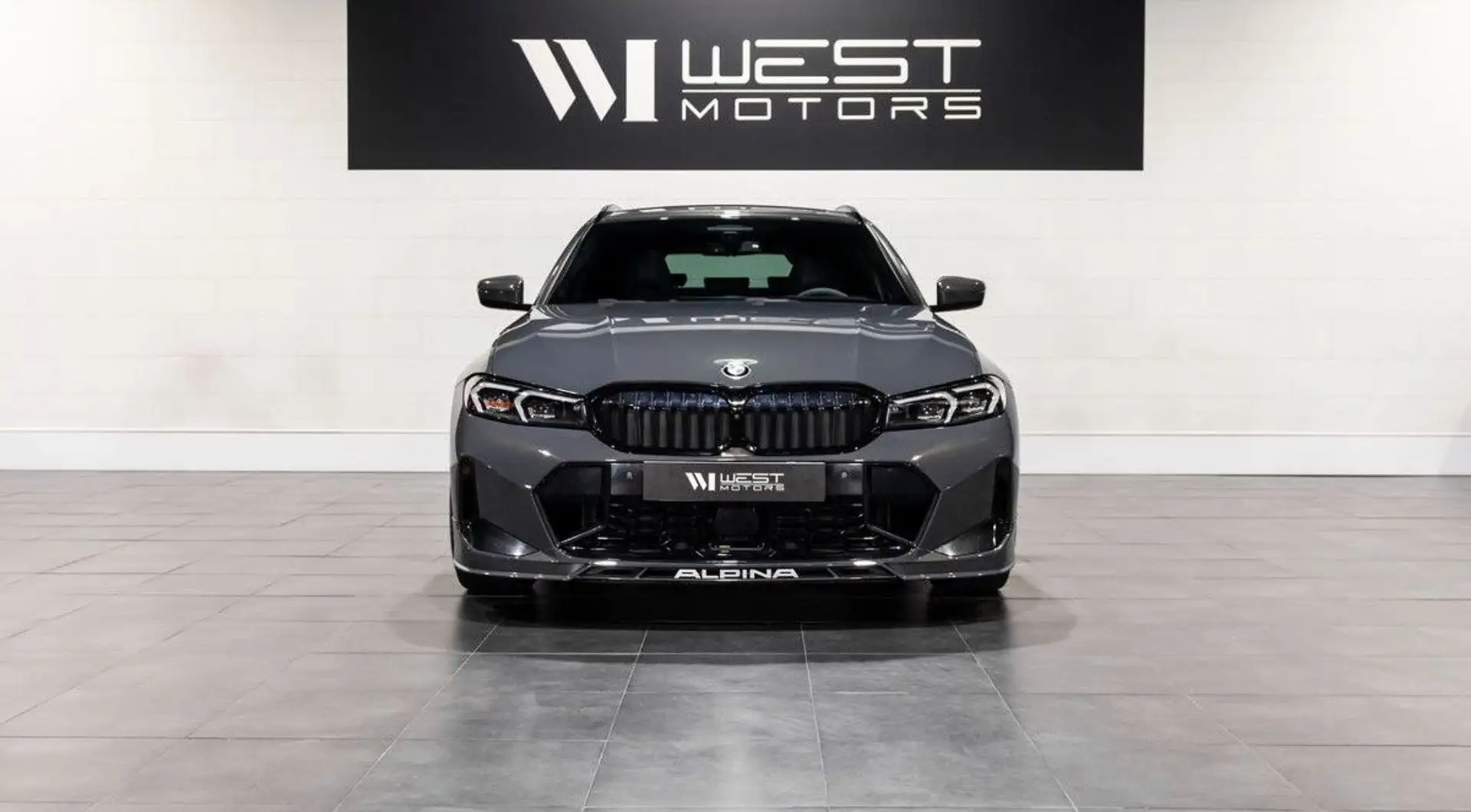 Alpina D3 S Touring 355 – IMMAT FRANCE Toit pano Carbone Cam 360° Volant chauff Harman Kardon 983E-Mois Gris - 2