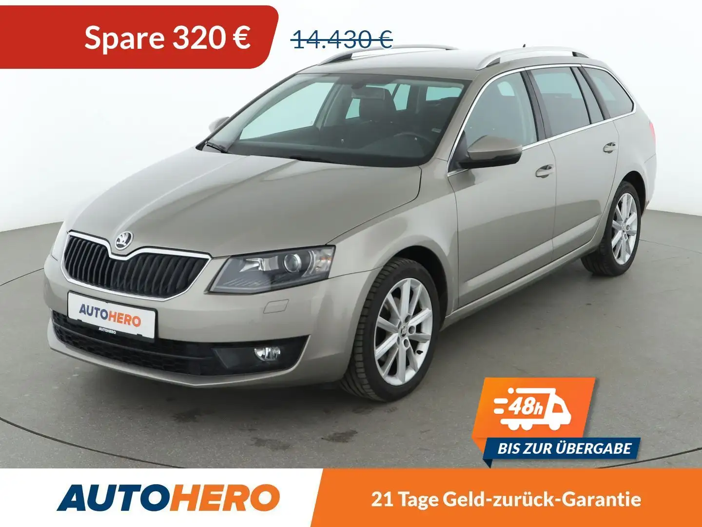 Skoda Octavia 1.4 TSI Elegance *PDC*SHZ*TEMPO*ALU*KLIMA* Braun - 1