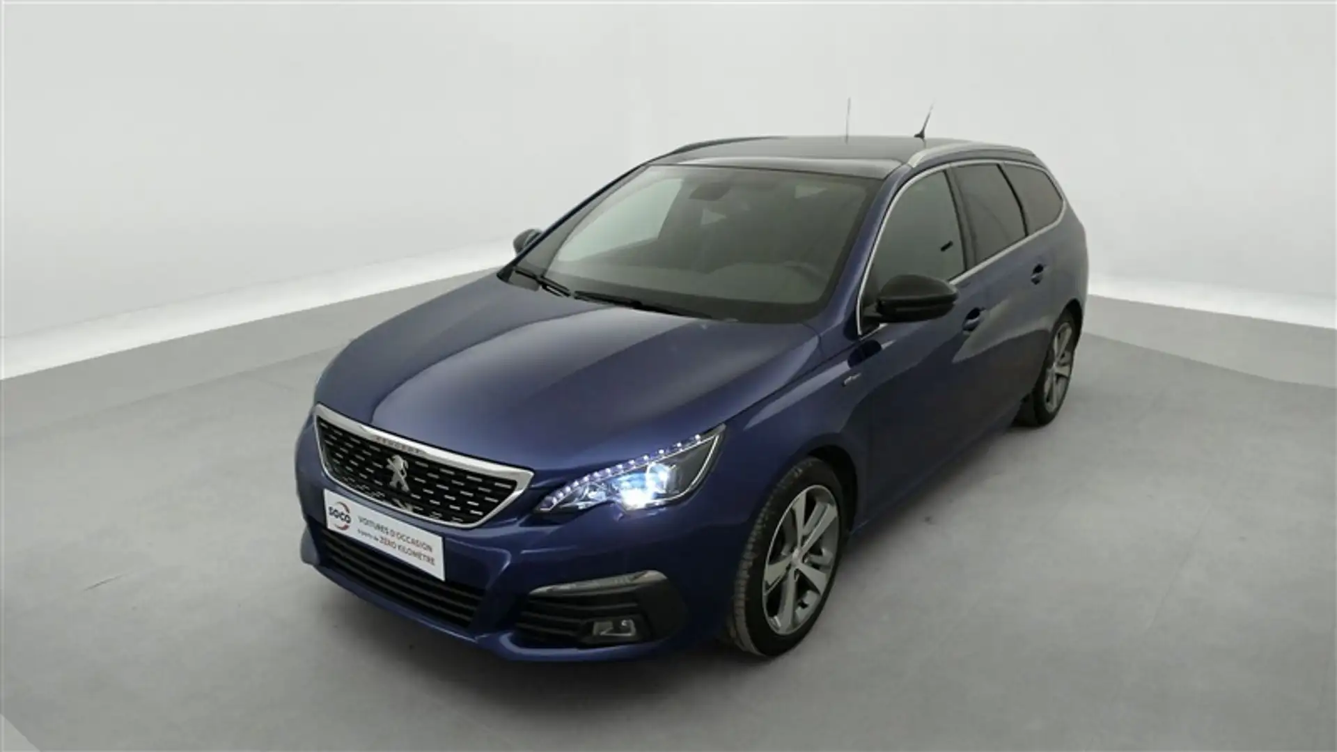 Peugeot 308 1.2 PureTech SW GT Line NAVI/FULL LED/PANO/JA Bleu - 1