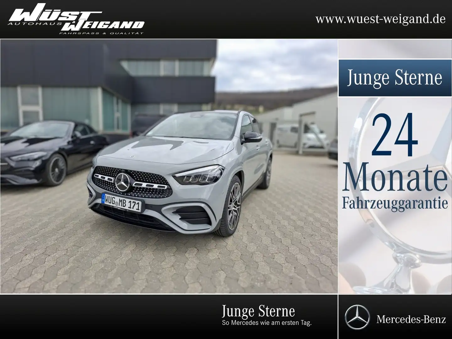 Mercedes-Benz GLA 220 4M AMG Night AHK/Pano/Tot/eleHeck/20"/Am Gris - 1
