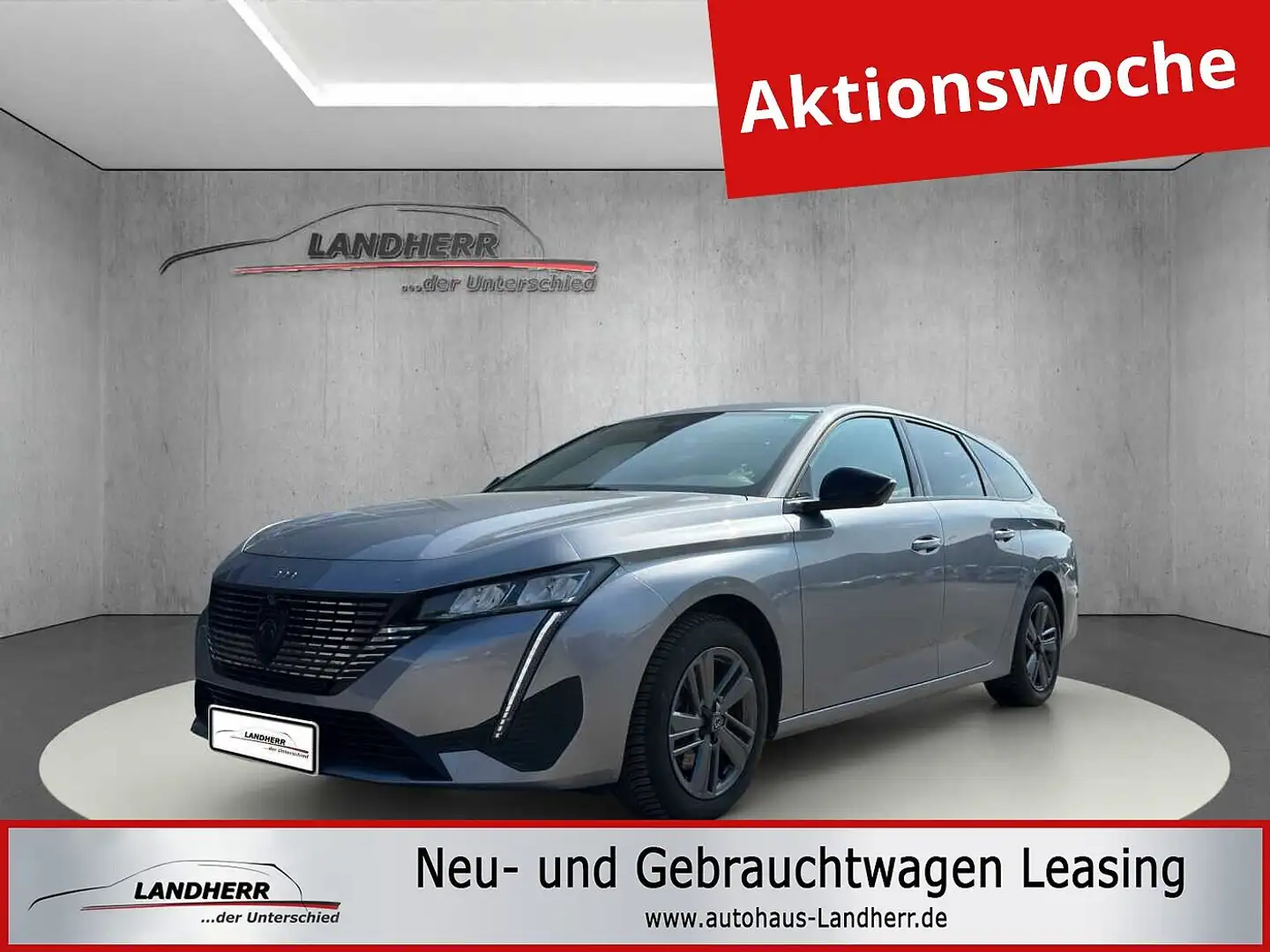 Peugeot 308 SW Allure PureTech 130 // Teilleder /ACC/LED/SHZ/L Silber - 1