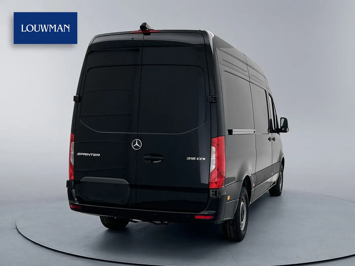 Mercedes-Benz Sprinter 315CDI 150PK Automaat L2H2 PRO | Alarm klasse 3 | Zwart - 2