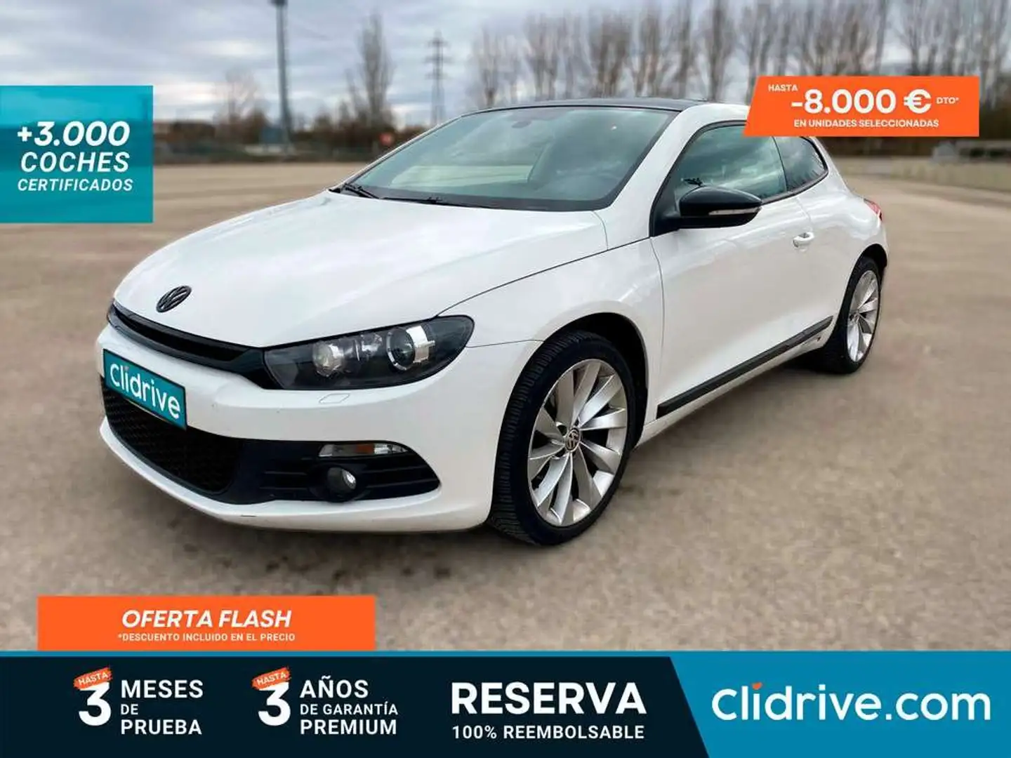 Volkswagen Scirocco 2.0TDI BMT R-Line 135kW Weiß - 1
