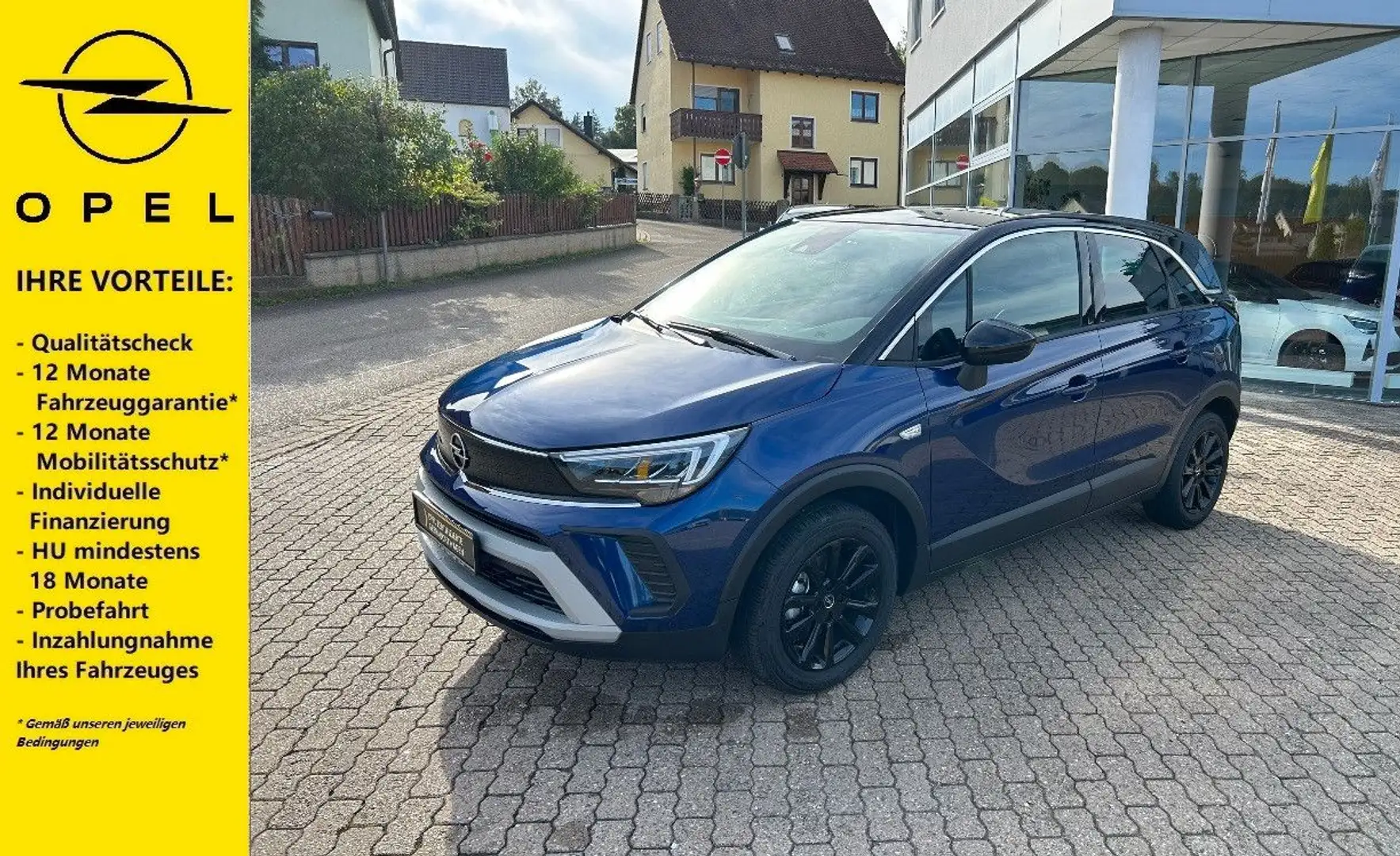 Opel Crossland X Crossland Elegance 1.2T/130 PS Kamera DAB+ Bleu - 1