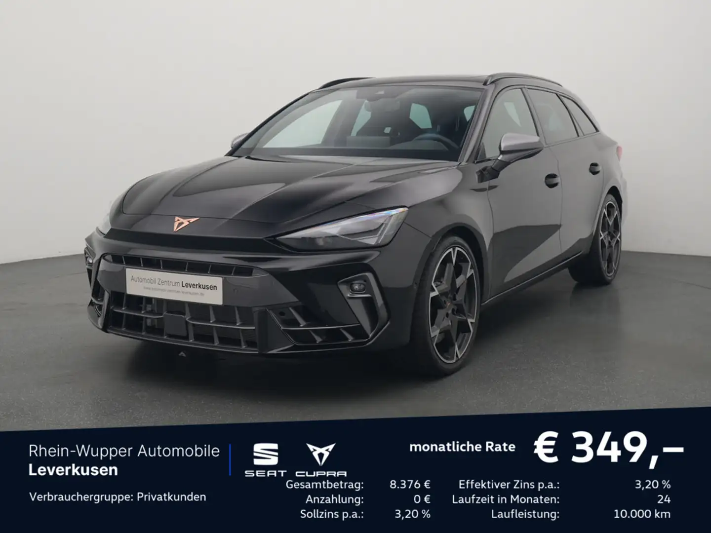 CUPRA Leon Sportstourer 2.0 TSI VZ 4Drive ACC PANO Schwarz - 1