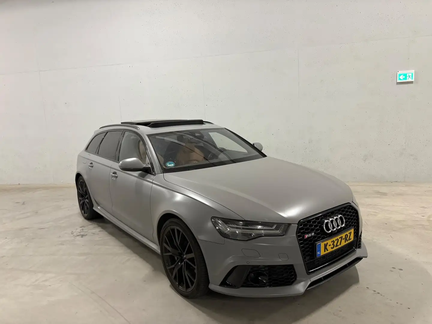 Audi RS6 A6 Avant 4.0 TFSI quattro performance BTW 21% Cera Gris - 2