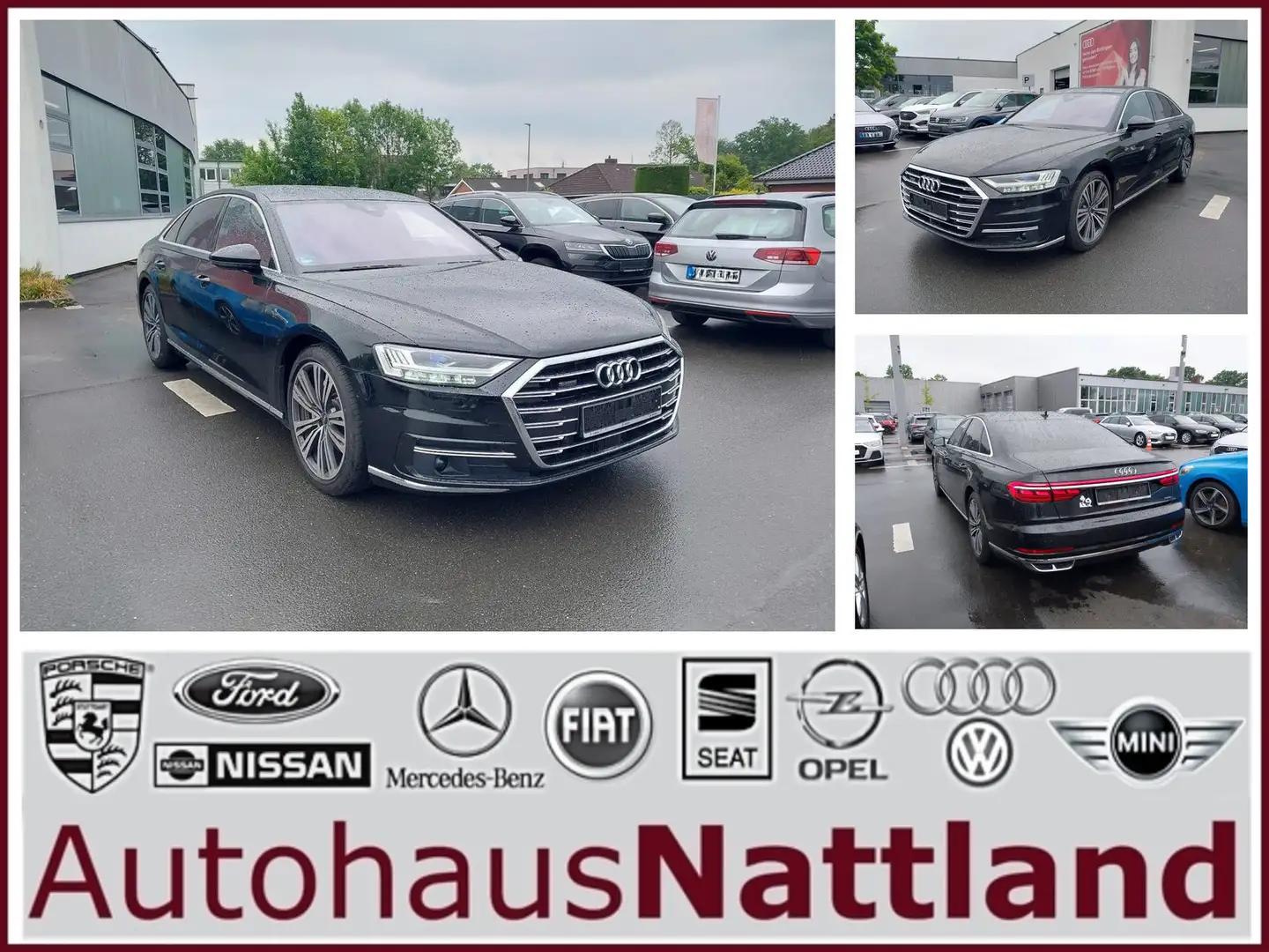 Audi A8 50 TDI quattro Pano ACC B&O VC 360° Matrix Nero - 1