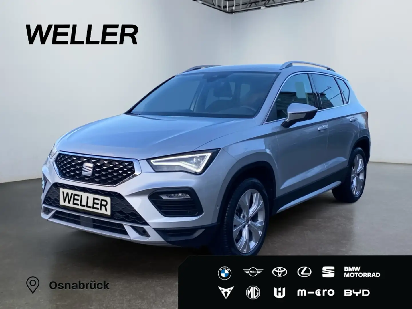 SEAT Ateca 2.0 TSI 4Dr DSG Xperience *LED*Navi*Beats* Silber - 1