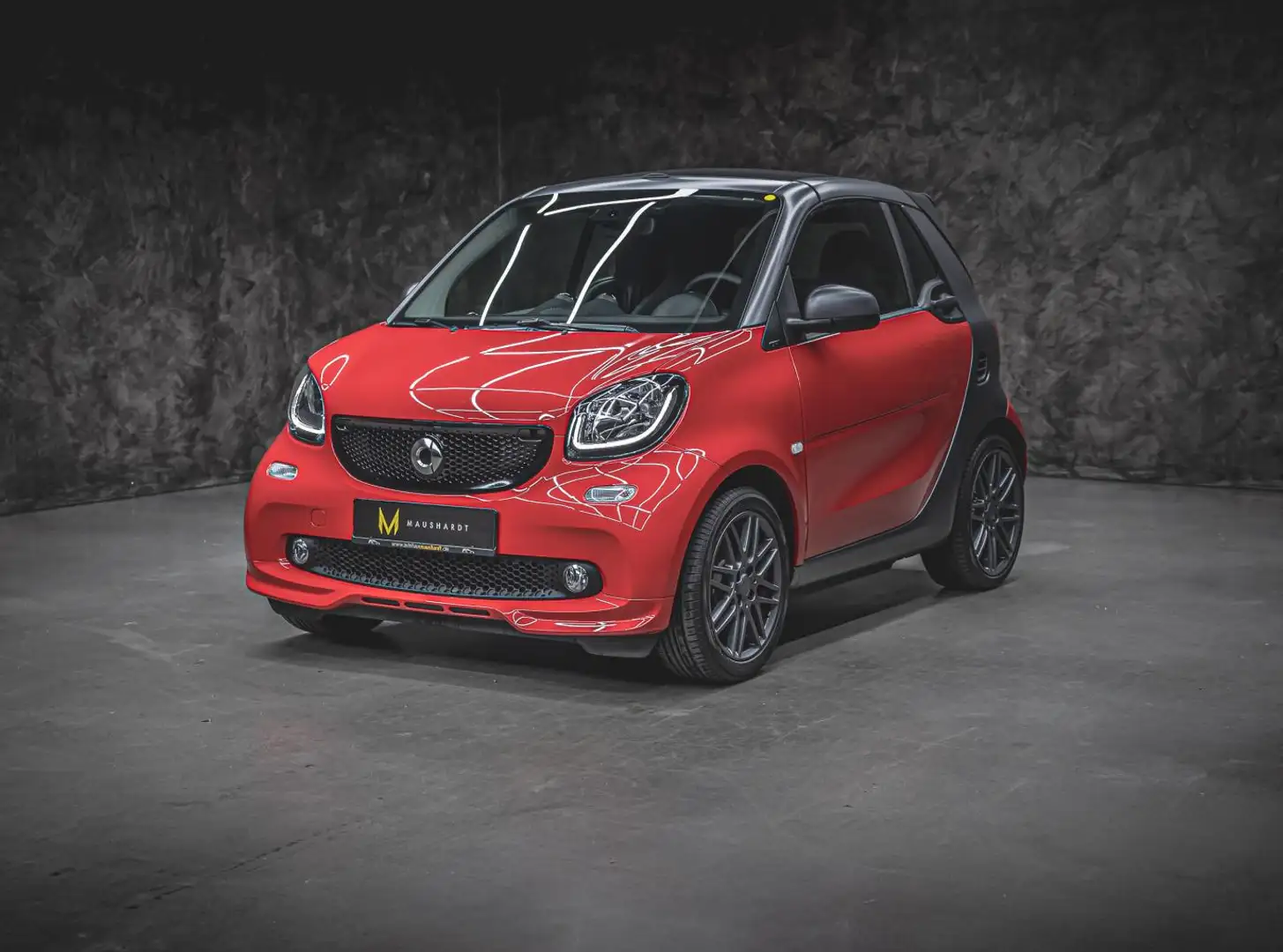 smart forTwo cabrio prime turbo DCT HP121 BRABUS-PACK! Rosso - 1