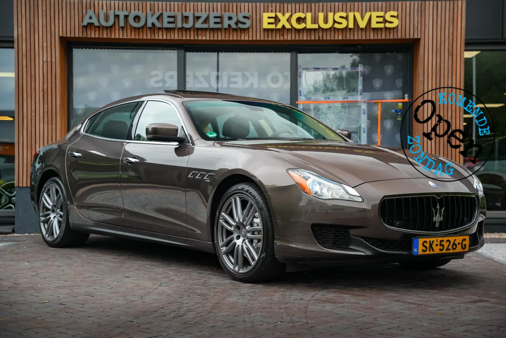 Maserati Quattroporte 3.0 S Q4 Achteruitrijcamera DAB+ Stoelverwarming a Bruin - 1