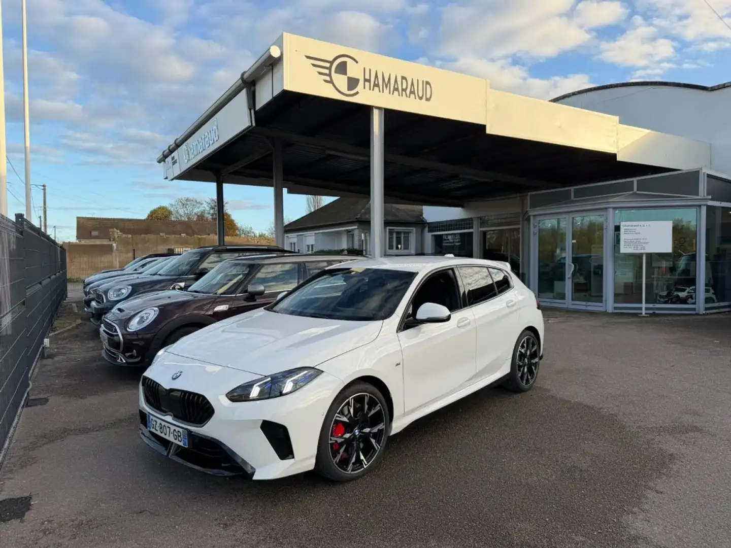 BMW 120 120D 163 DKG MSPORT PRO Blanc - 1