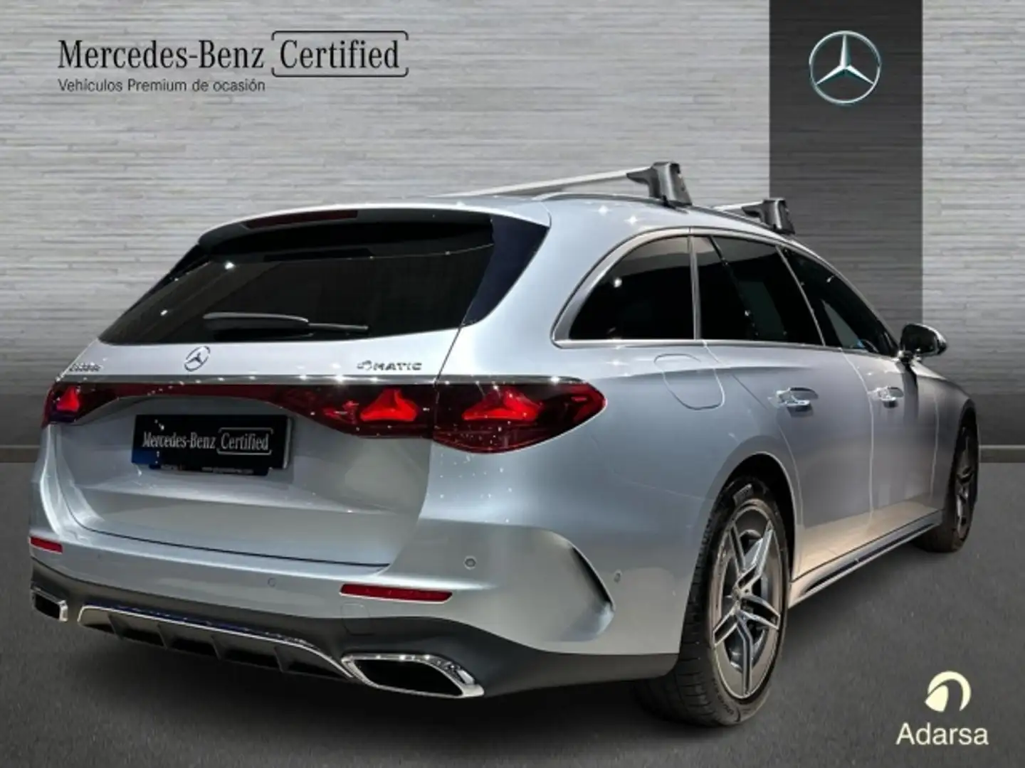 Mercedes-Benz E 300 Estate 300de 4Matic 9G-Tronic Argent - 2